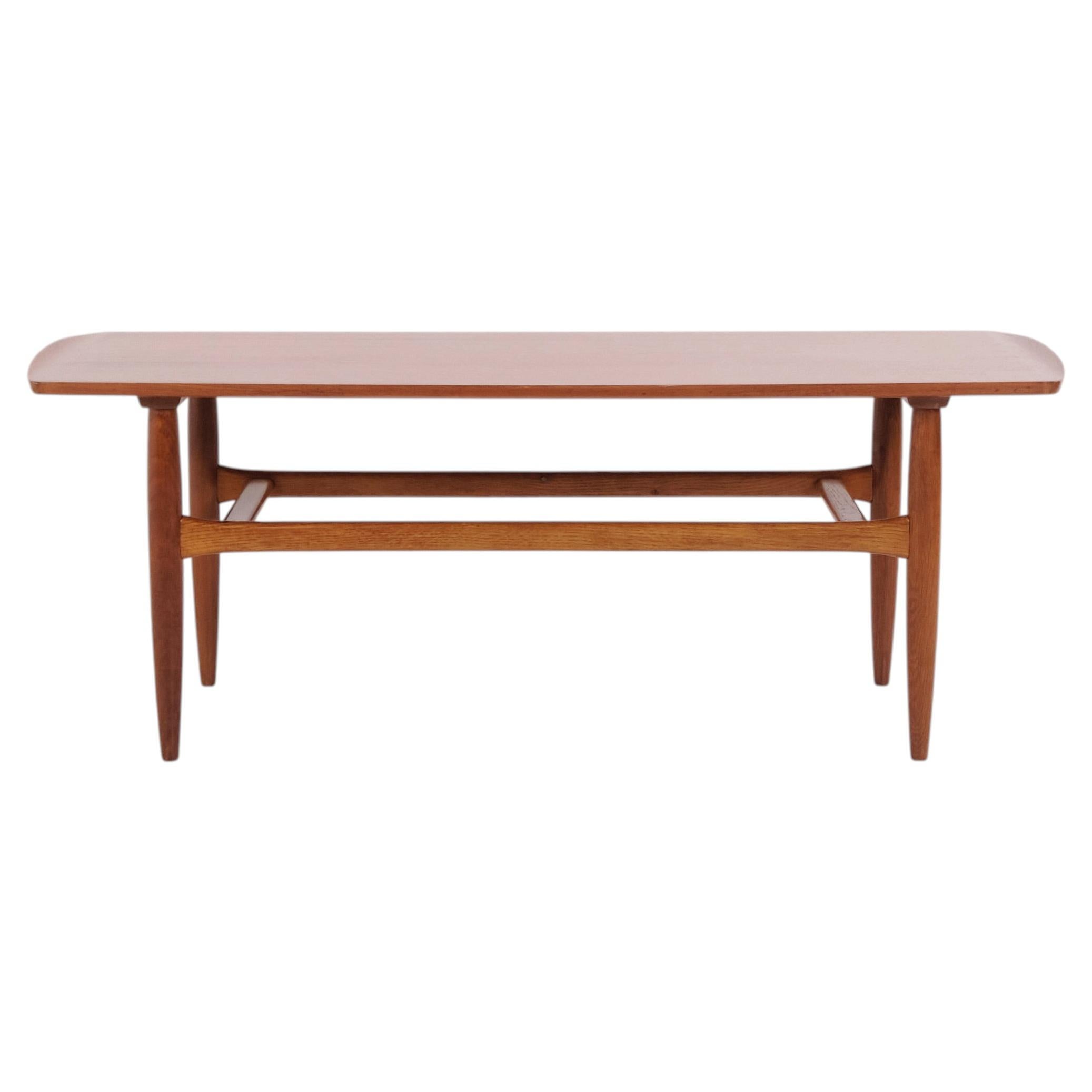 Mesa de centro de diseño danés en teca de Jason Møbler, década de los 60 en venta