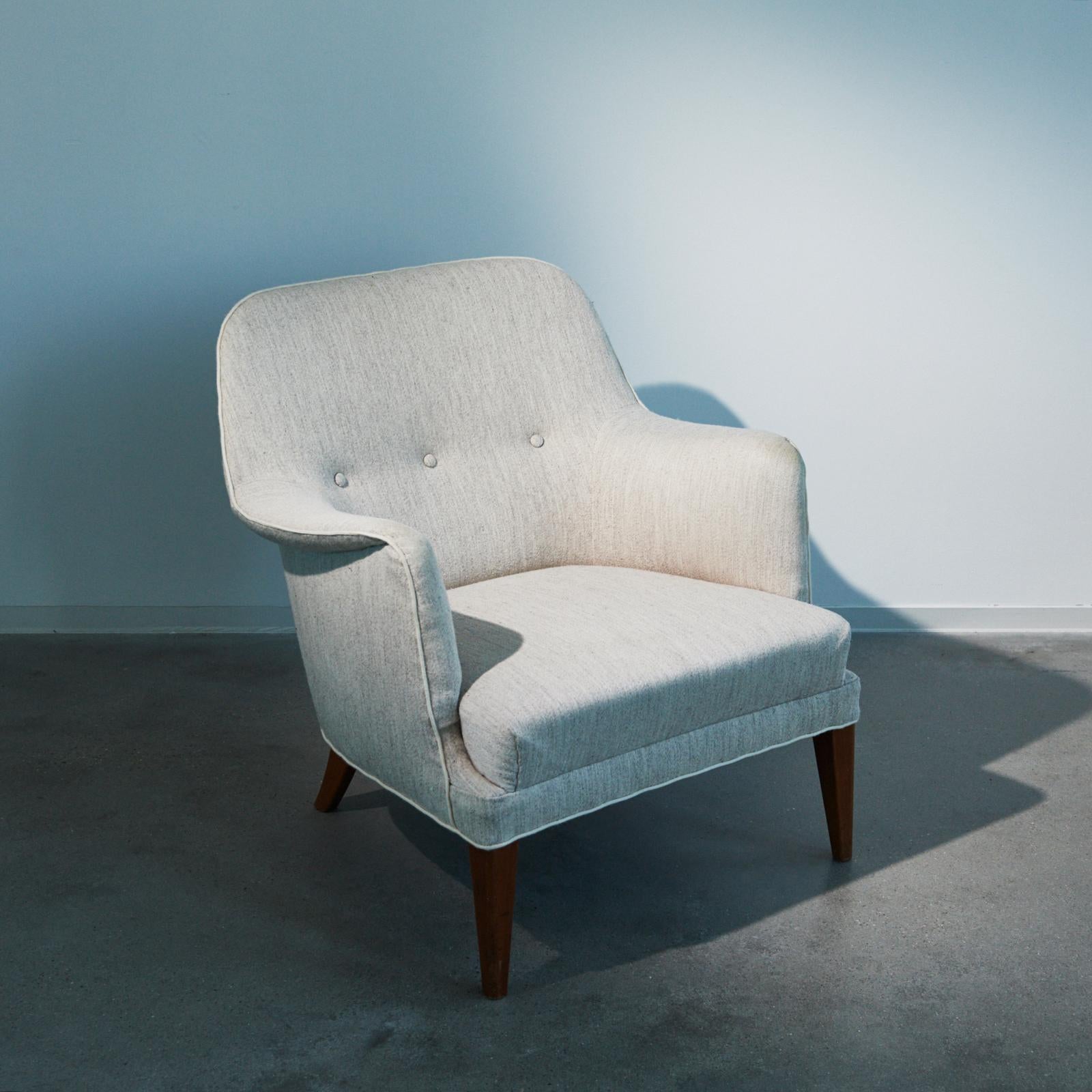 Dänischer Design-Sessel aus den Fünfzigern (Buchenholz) im Angebot