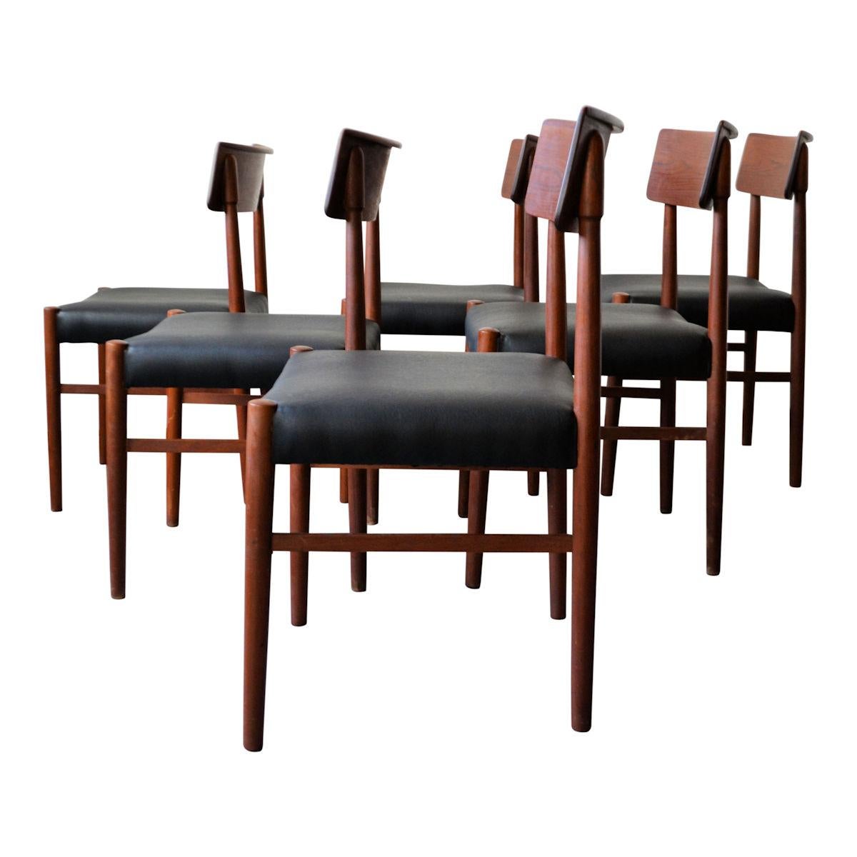 Mid-Century Modern Danish Design Farstrup Teak Dining Chairs