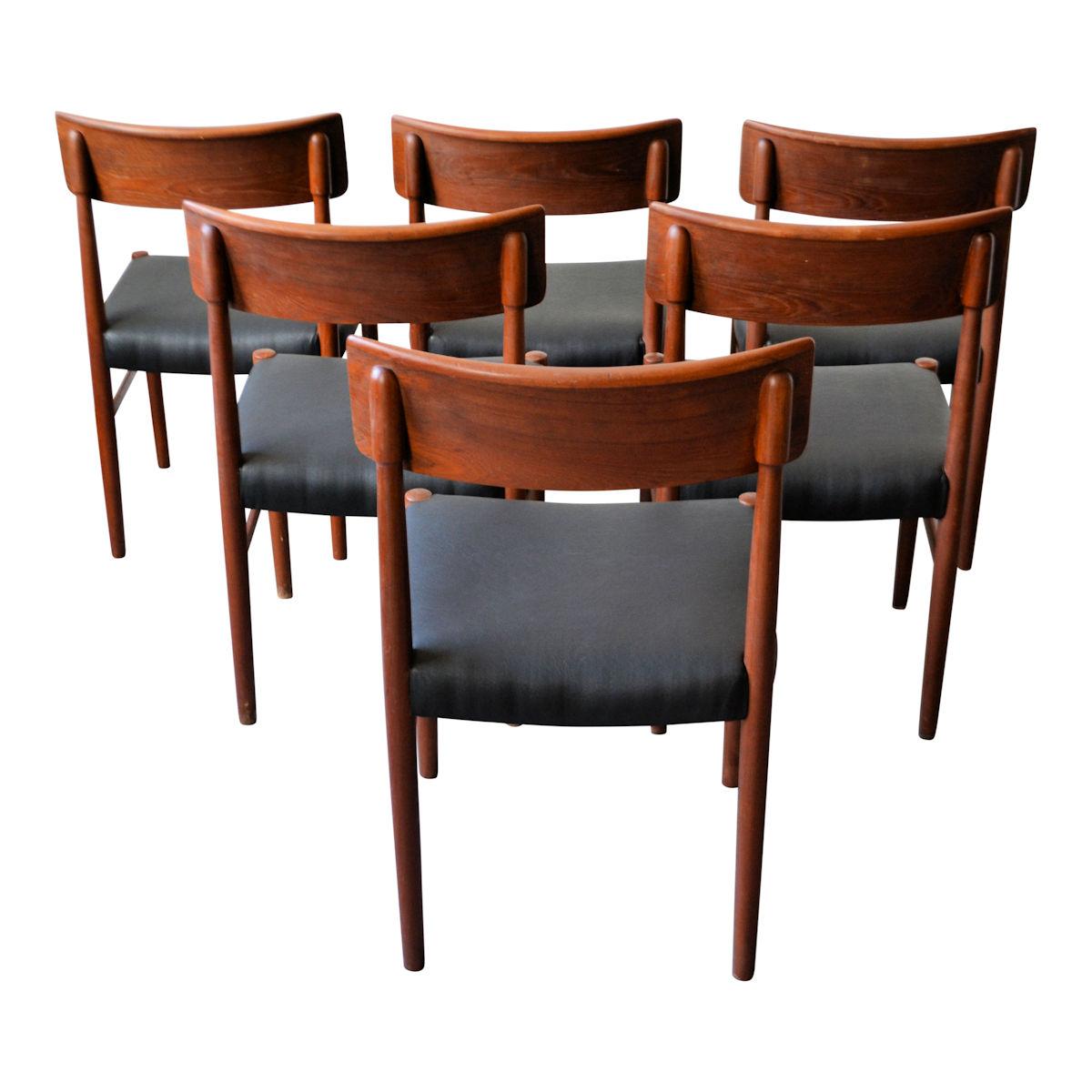 Danish Design Farstrup Teak Dining Chairs In Good Condition In VENLO, LI