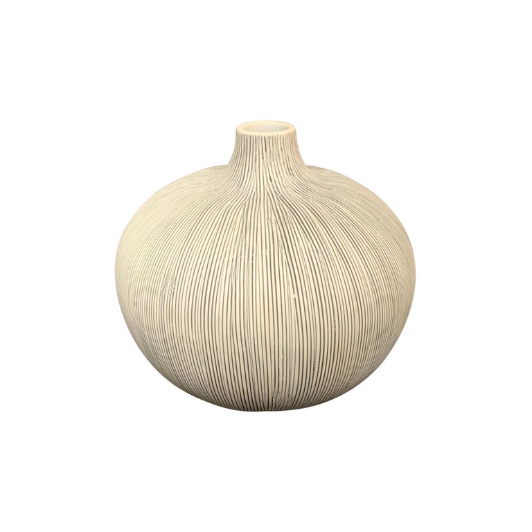 Danish Design Fine Stripe Vase, Thailand, Contemporary at 1stDibs