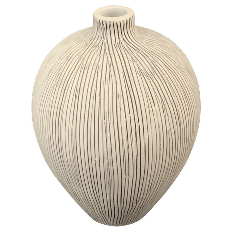 Danish Design Fine Stripe Vase, Thailand, Contemporary For Sale at 1stDibs