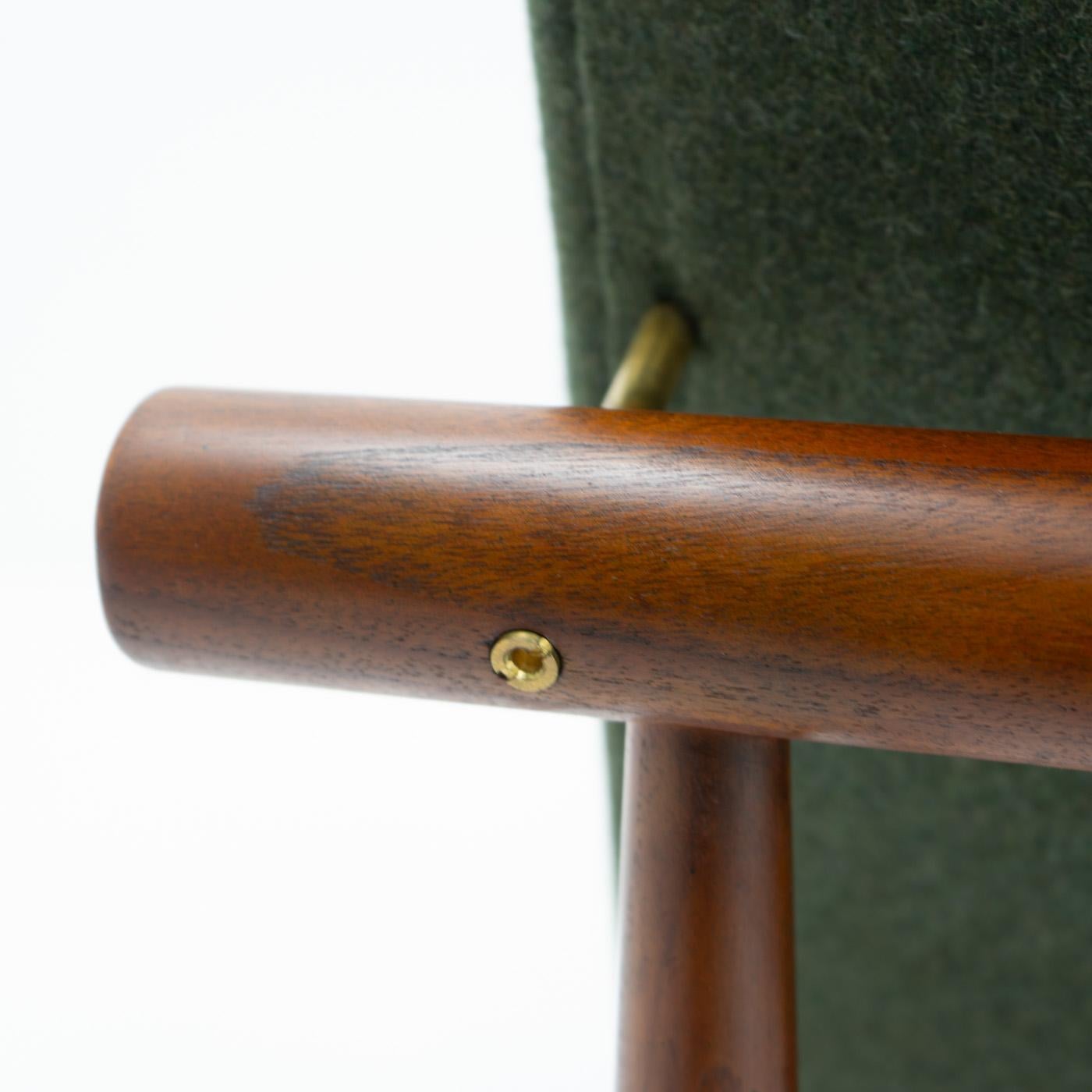 Danish Design Finn Juhl Lounge Chair and Ottoman, Japan Series For Sale 8