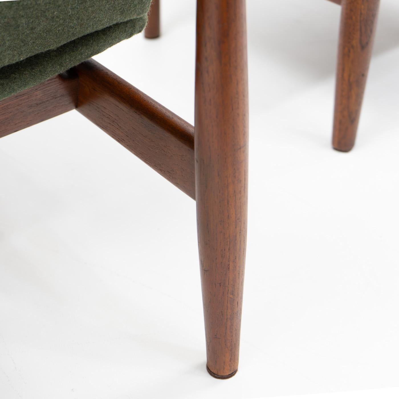 Danish Design Finn Juhl Lounge Chair and Ottoman, Japan Series For Sale 11