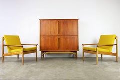 Tablero alto o armario de diseño danés de Borg Mogensen para Fredericia, Teka, años 50