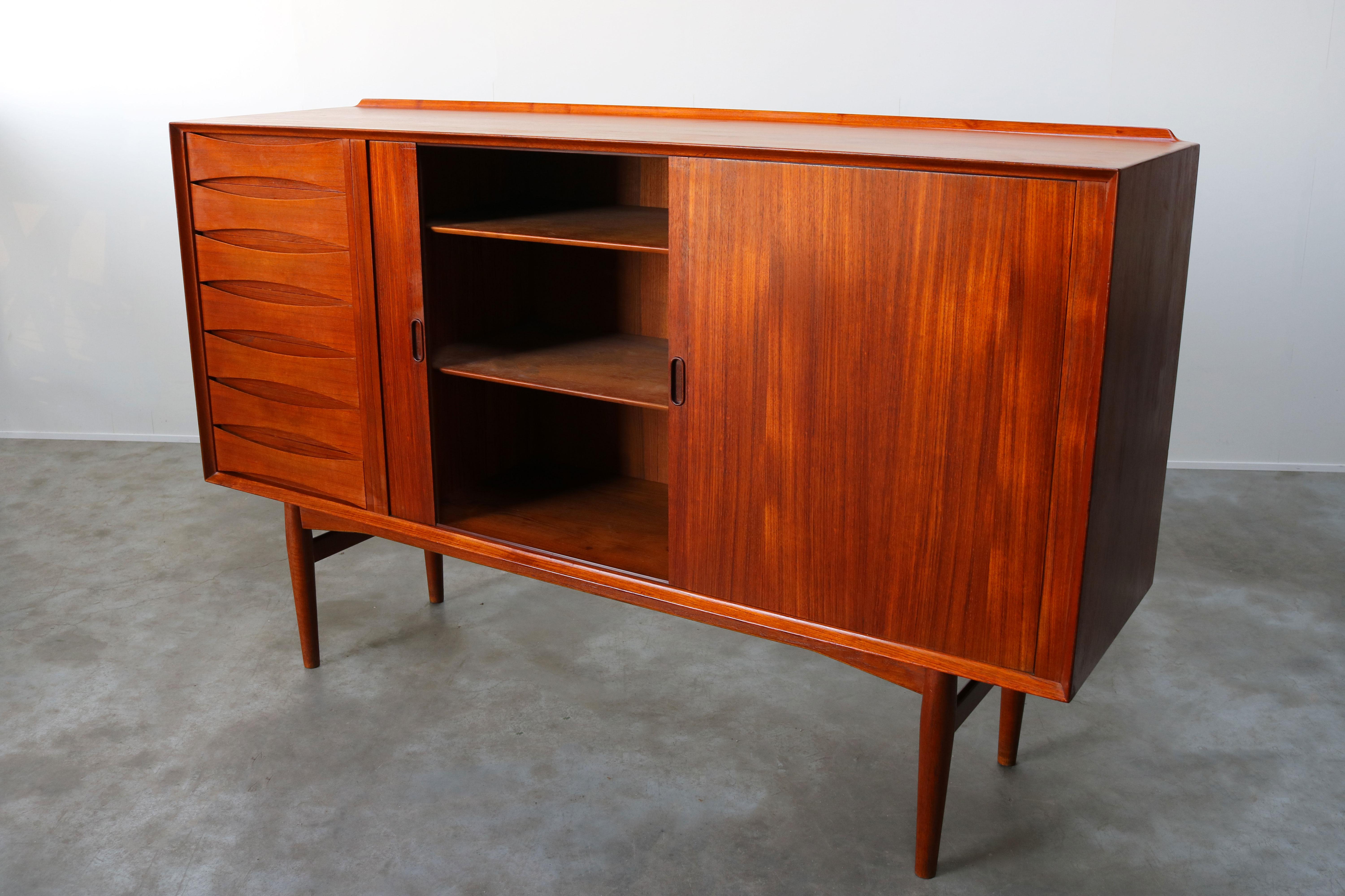 Danish Design Highboard or Cabinet Model OS63 by Arne Vodder for Sibast, 1950s 3