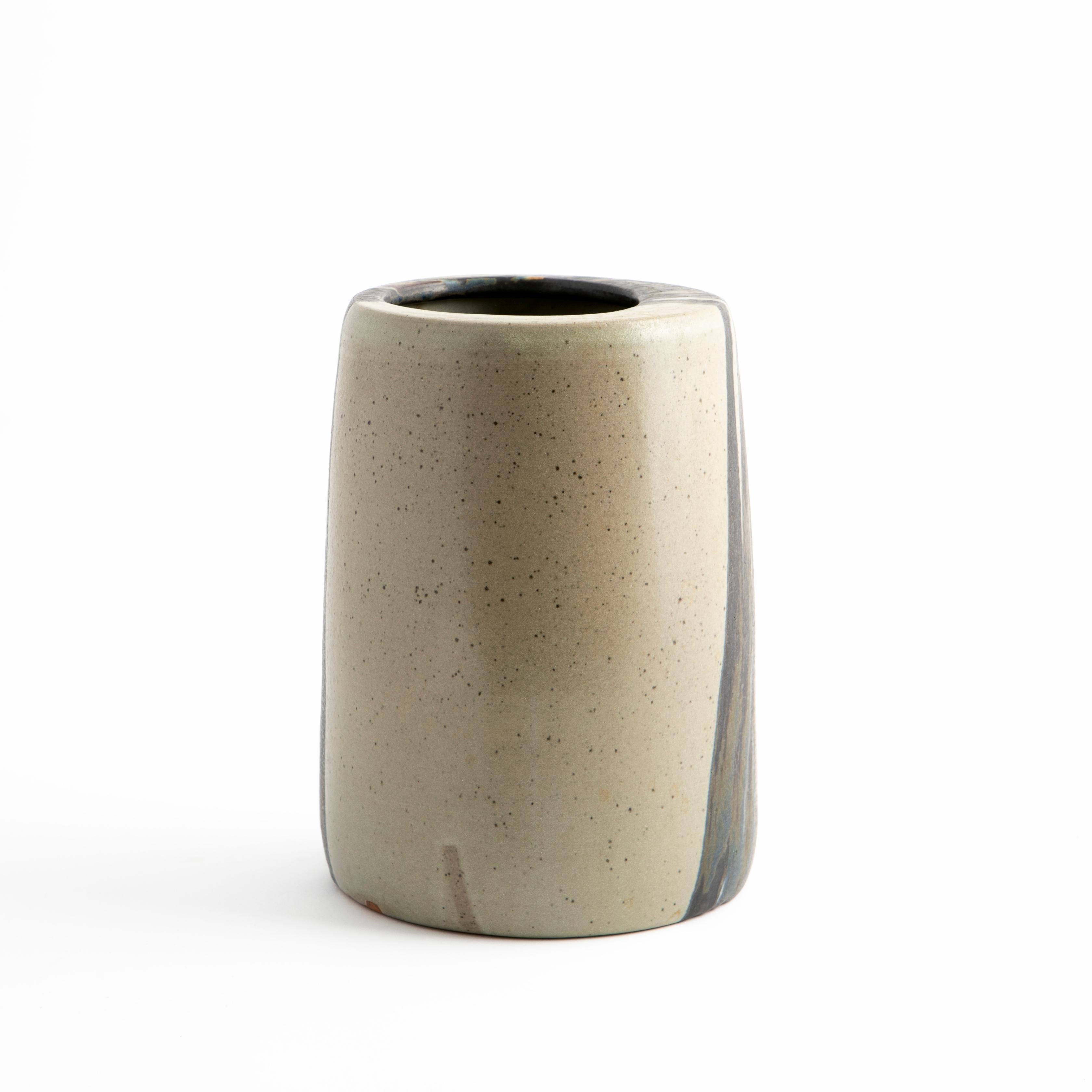 Dänische Jacob Bang-Vase, Keramik und glasiert, dänisches Design im Zustand „Gut“ im Angebot in Kastrup, DK