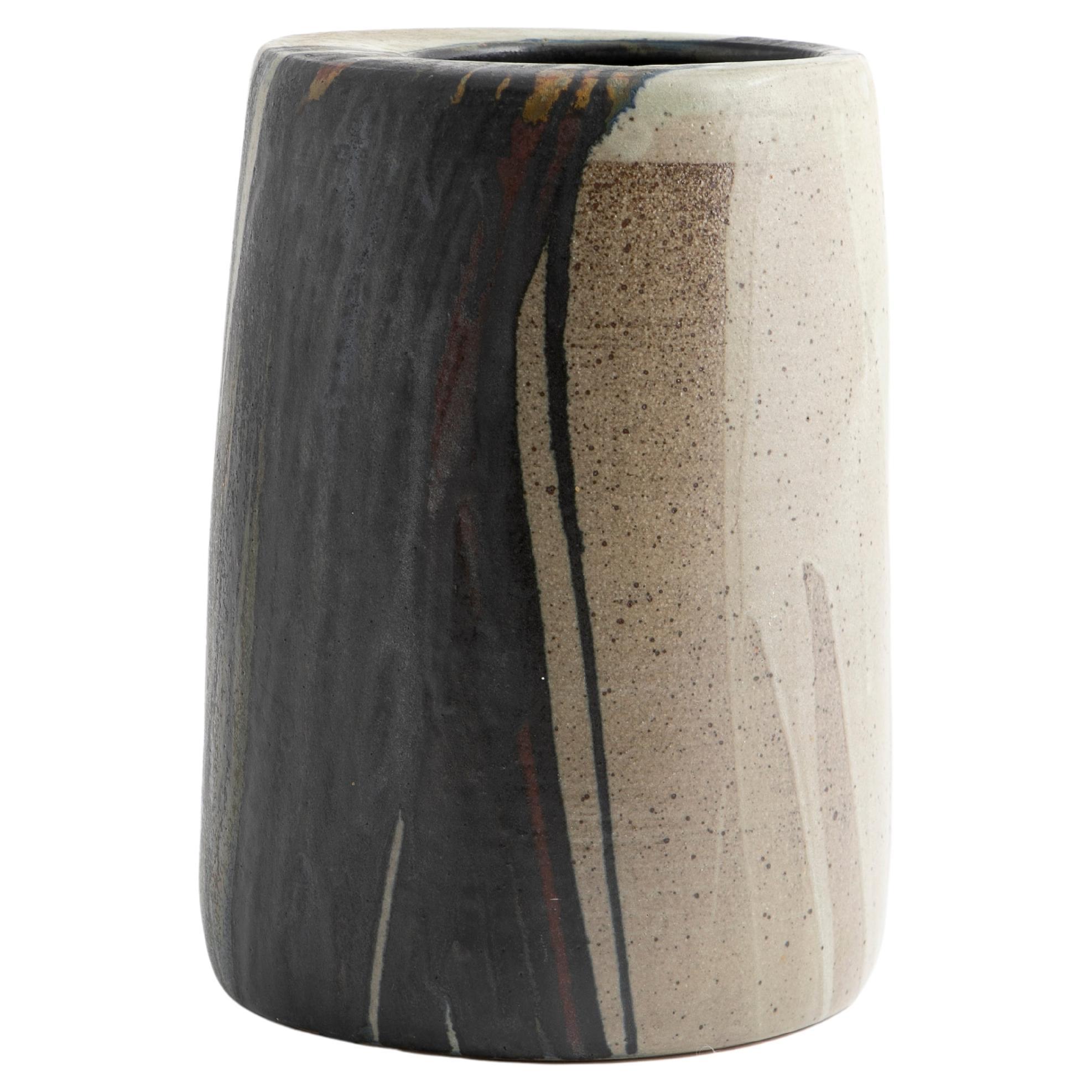 Vase en céramique et émail Jacob Bang Design danois en vente