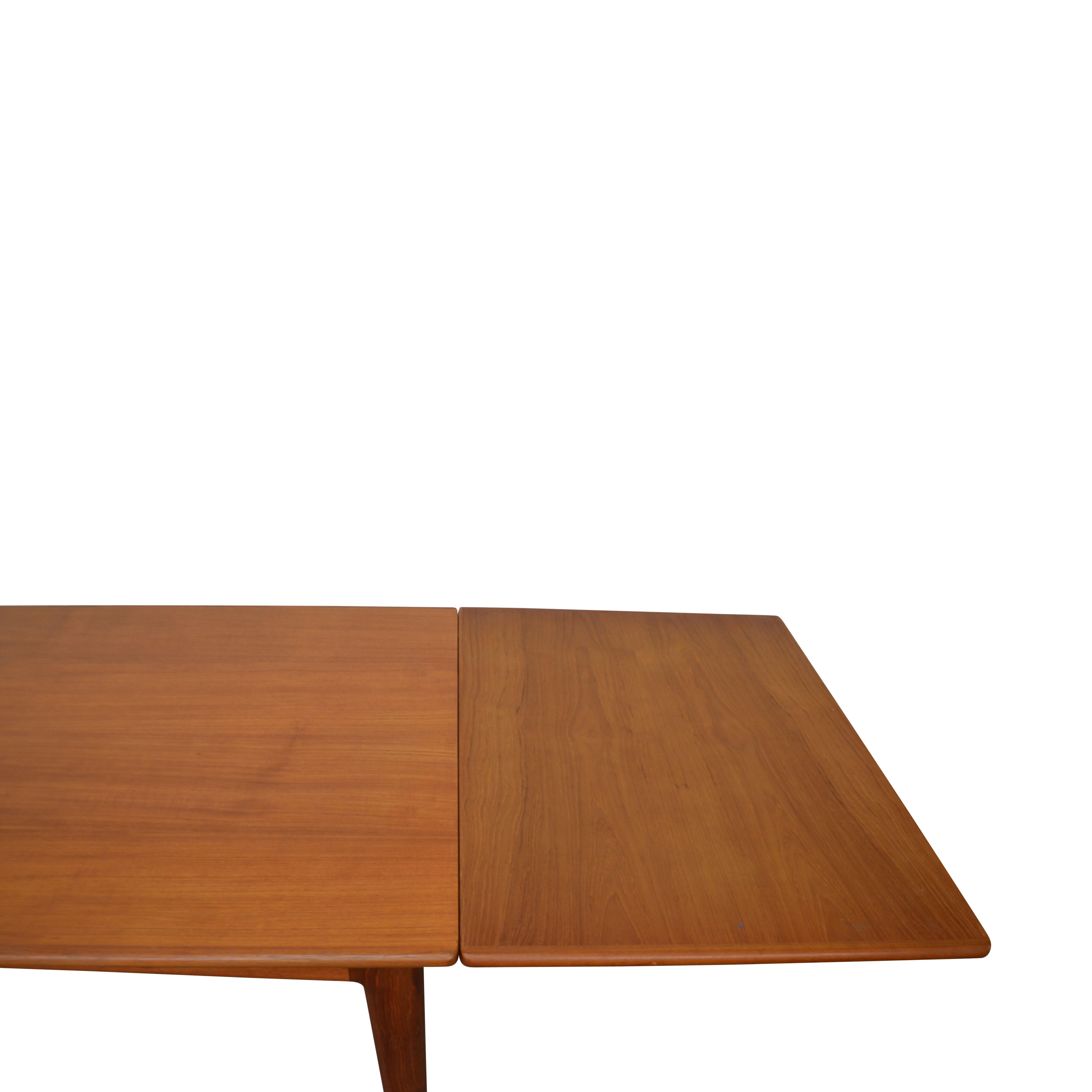 Danish Design Knud Andersen Teak Extendable Dining Table 5