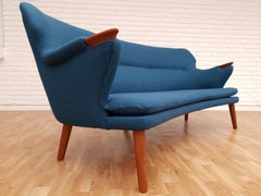 Danish Design, Kurt Olsen "Banana" Sofa Model 220, Completely Renovated
