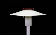Danish Design Lamp Vintage 1960s Modern Metal White