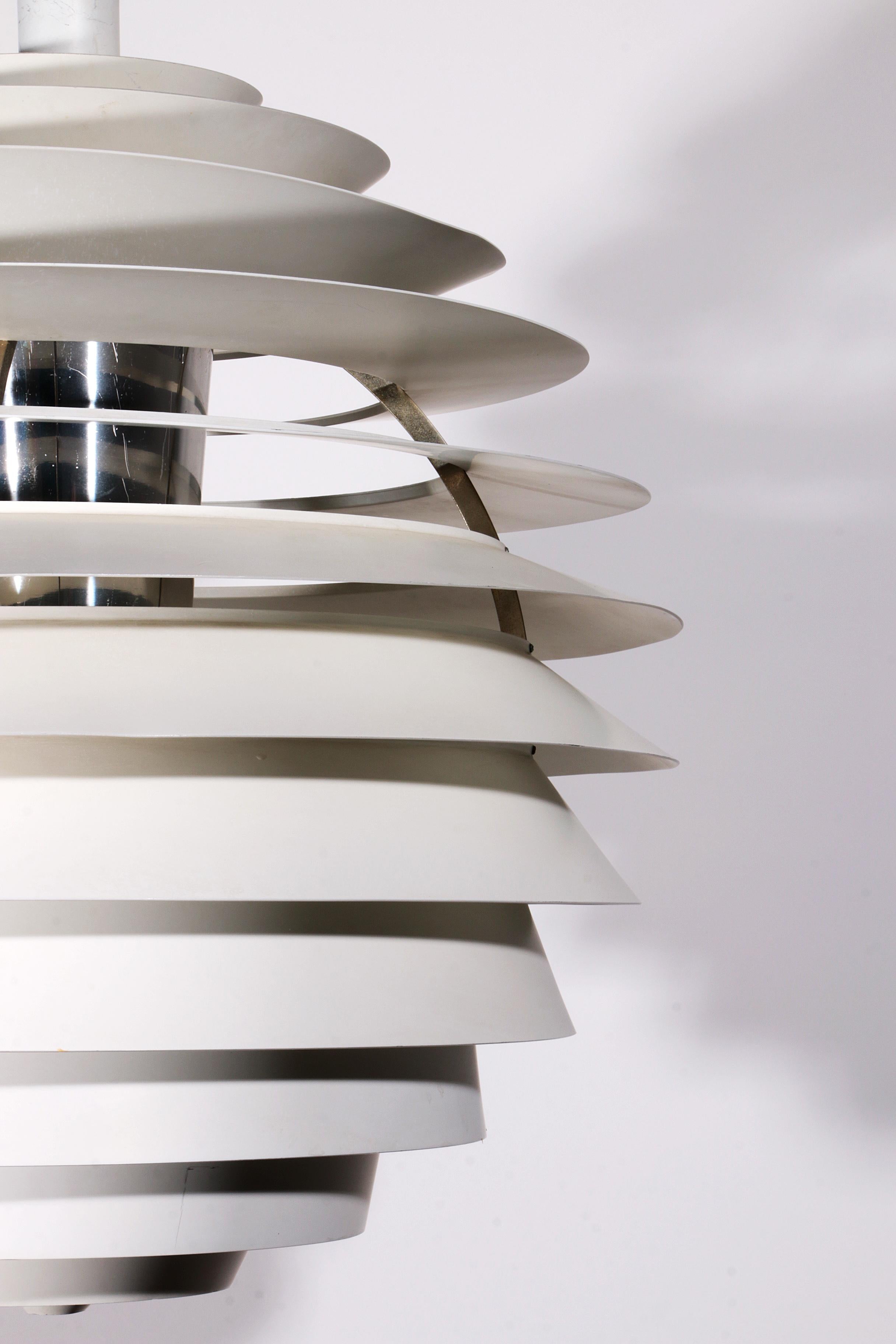 Scandinave moderne Lampe suspendue Louis Poulsen Ph Louvre, design danois, années 1960 en vente
