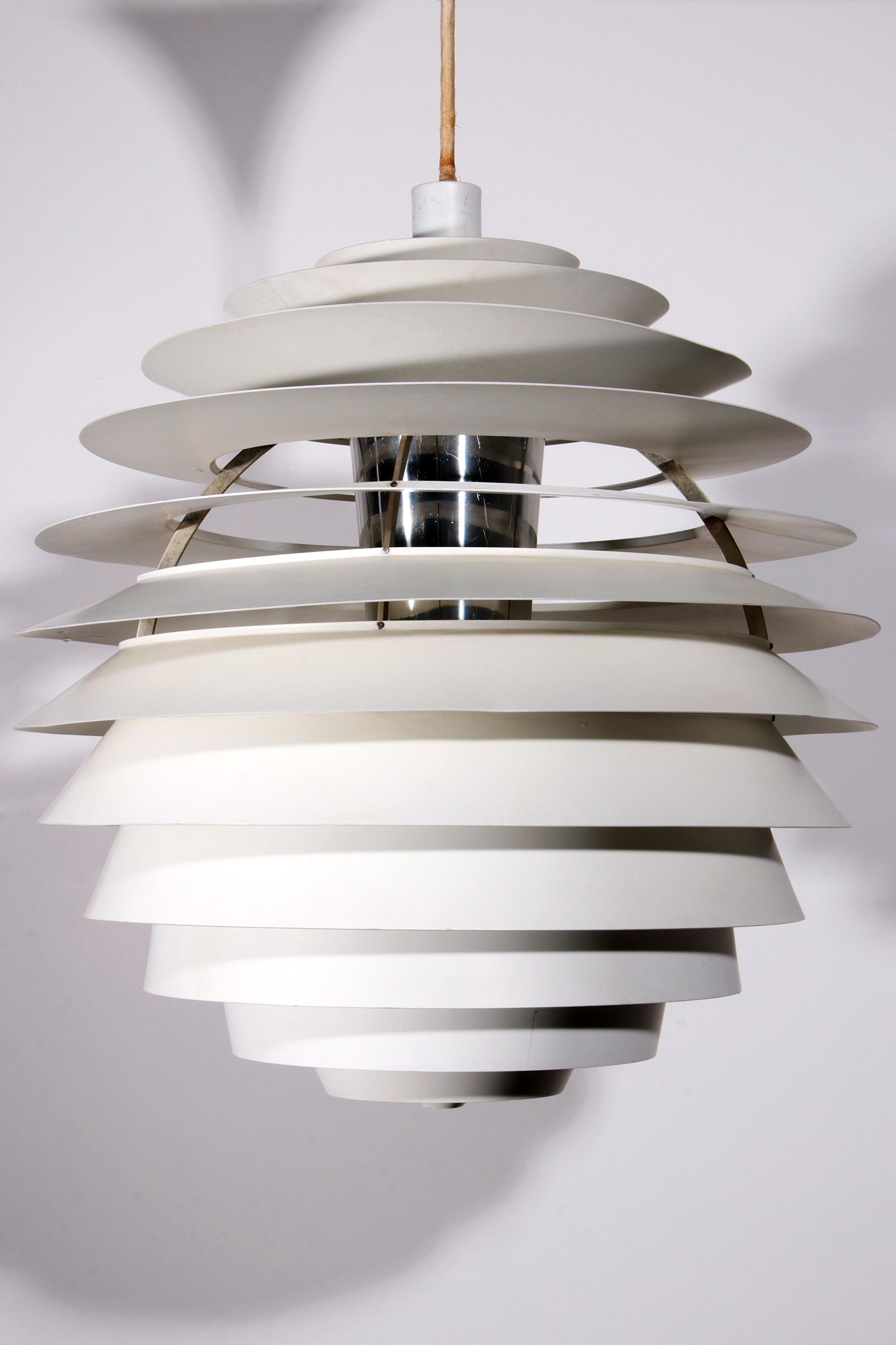 Danois Lampe suspendue Louis Poulsen Ph Louvre, design danois, années 1960 en vente