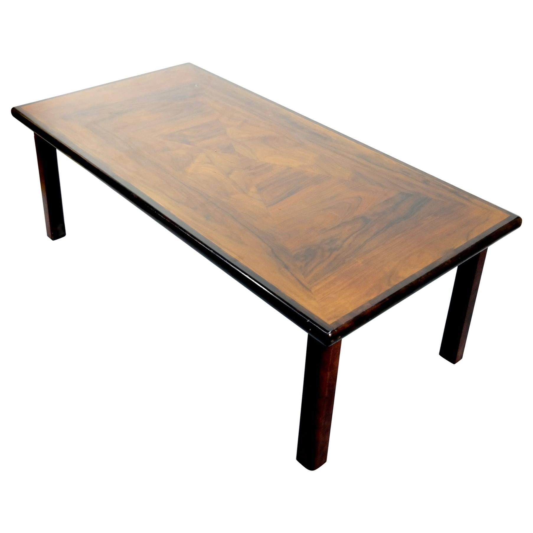 Danish Design Midcentury Rosewood Coffee Table, 1970s