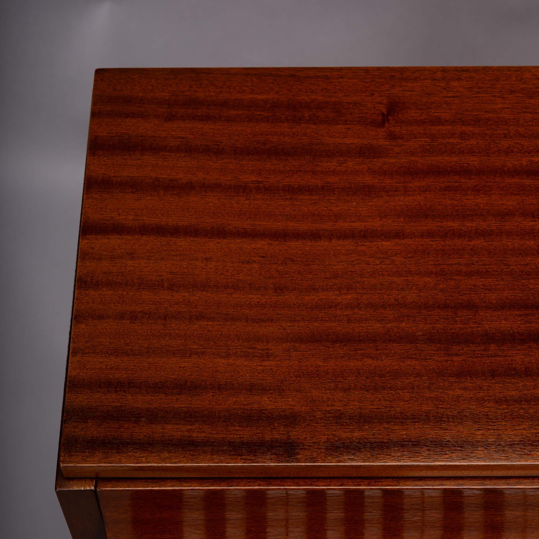 Danish Design Midcentury Pianette by Louis Zwicki in Mahogany, 1950s For Sale 1