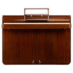 Danish Design Midcentury Pianette by Louis Zwicki in Mahogany, 1950s