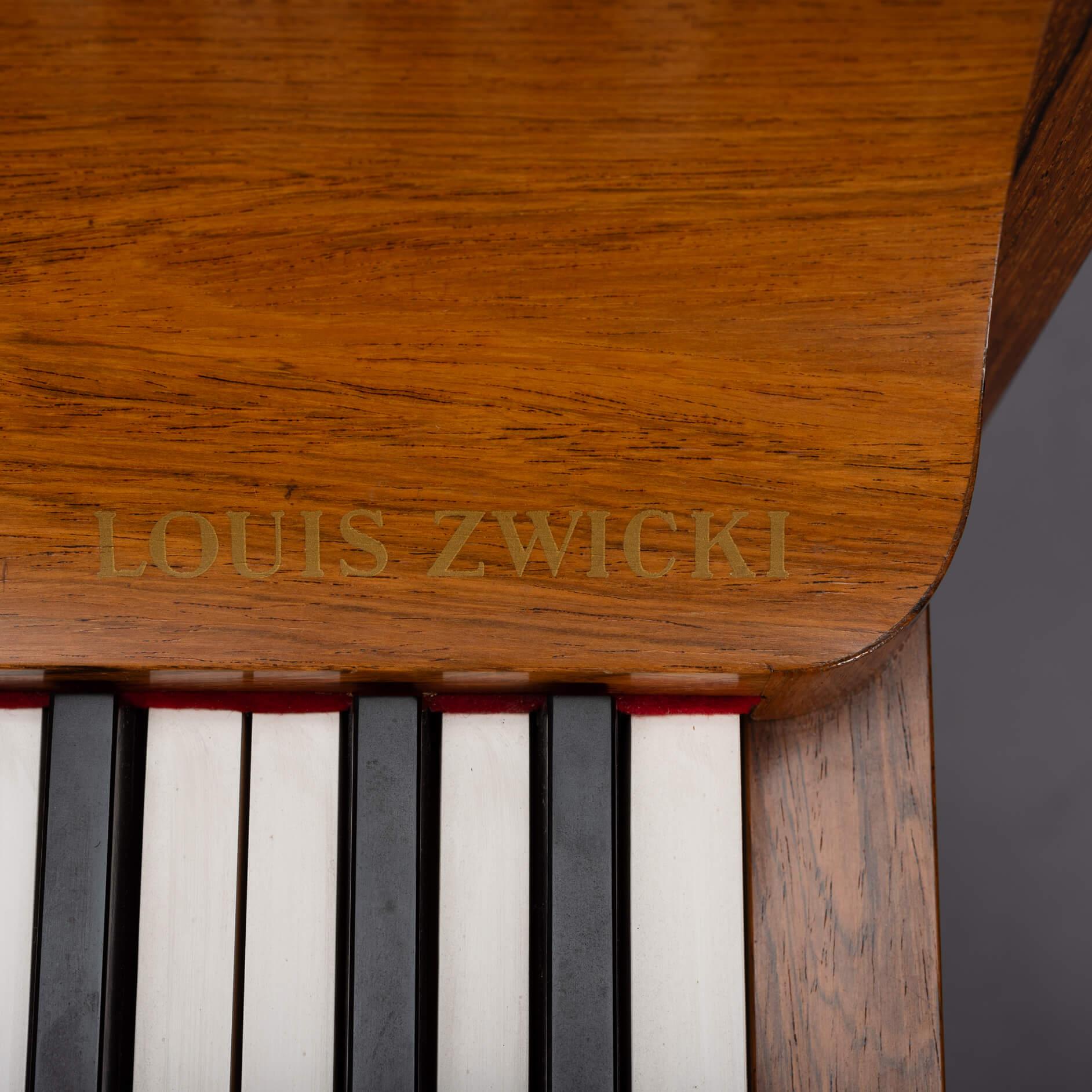 Dänisches Design Klavier aus der Mitte des Jahrhunderts von Louis Zwicki aus Palisanderholz, 1950er Jahre 8
