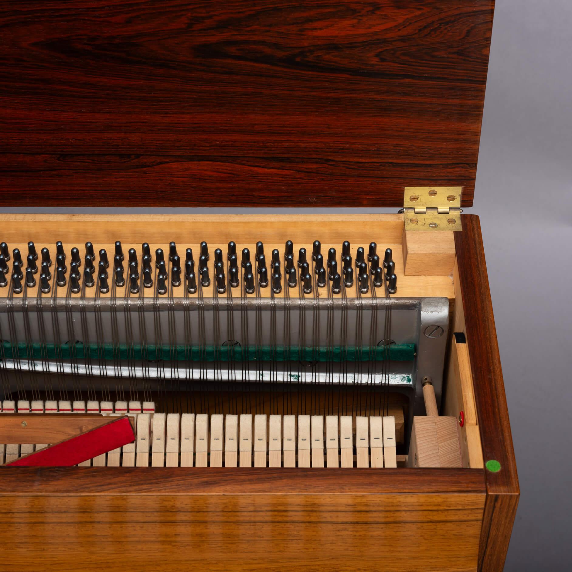 Dänisches Design Klavier aus der Mitte des Jahrhunderts von Louis Zwicki aus Palisanderholz, 1950er Jahre 12