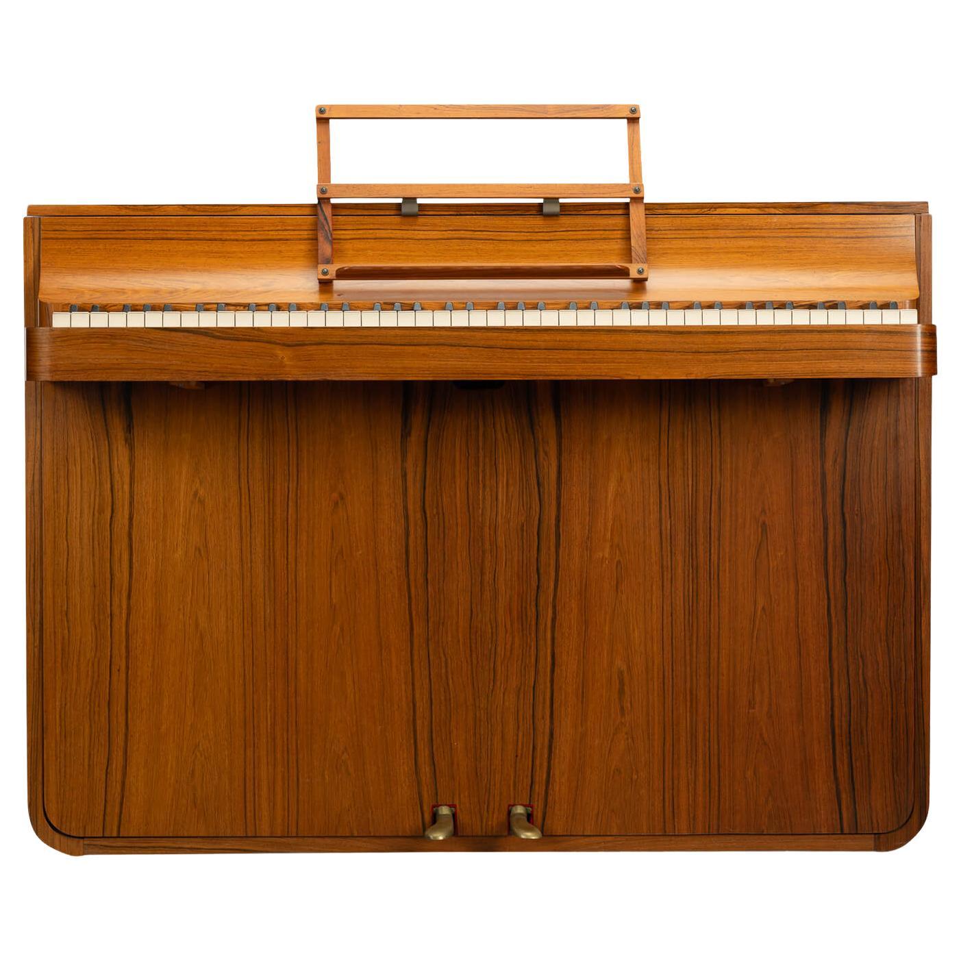 Dänisches Design Klavier aus der Mitte des Jahrhunderts von Louis Zwicki aus Palisanderholz, 1950er Jahre