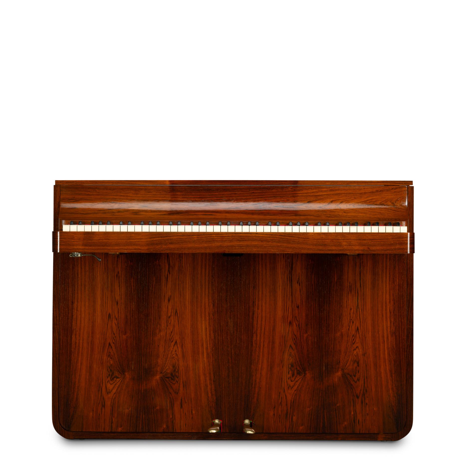 Pianette de Louis Zwicki en bois de rose, design danois du milieu du siècle, années 1960 en vente 10