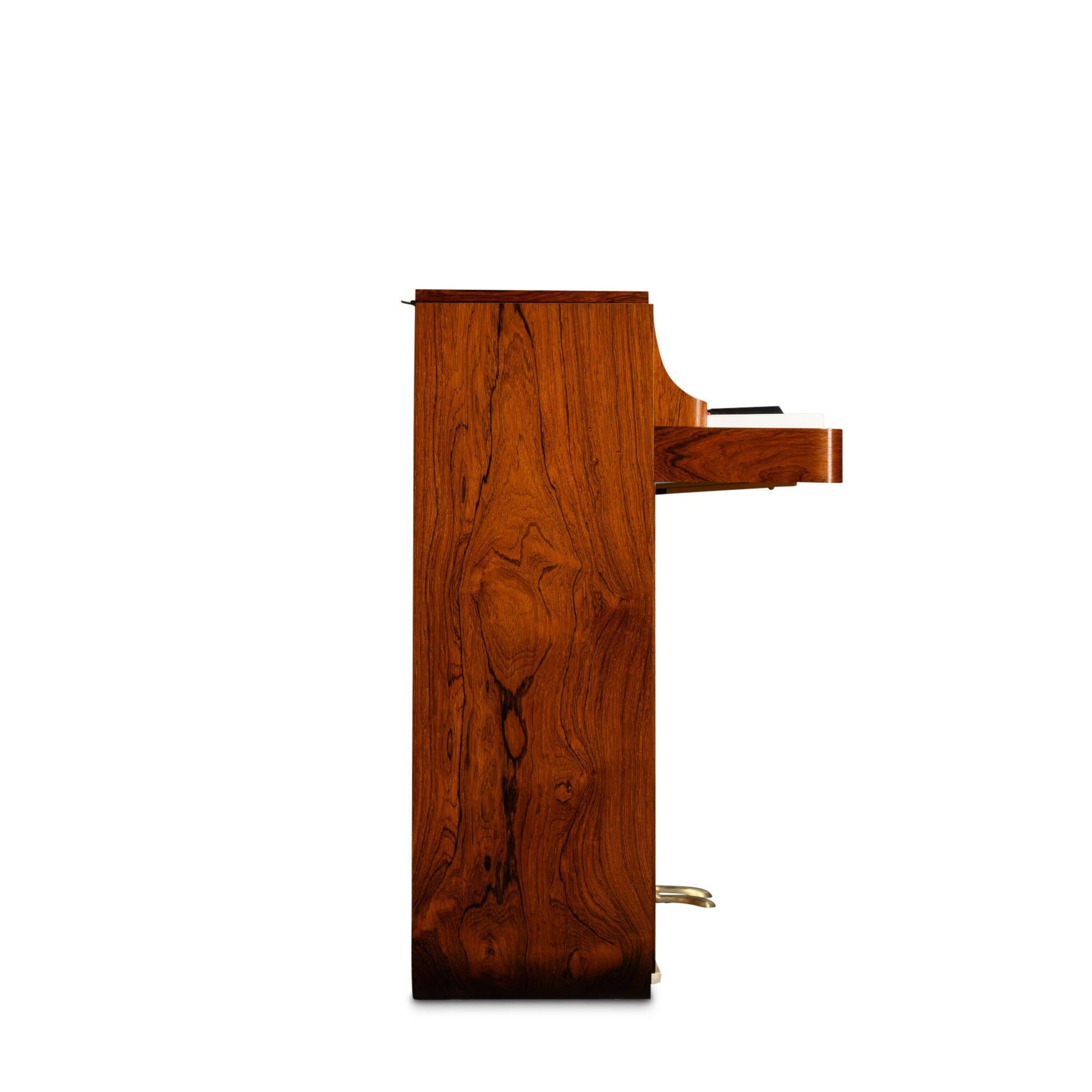 Impiallacciato Pianetta danese di design del Medioevo di Louis Zwicki in palissandro, anni '60 in vendita