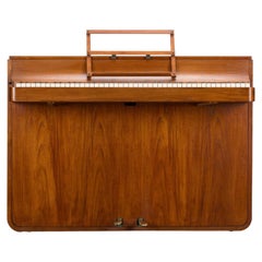 Danish Design Midcentury Pianette by Louis Zwicki in Teak with moderator, 1960s