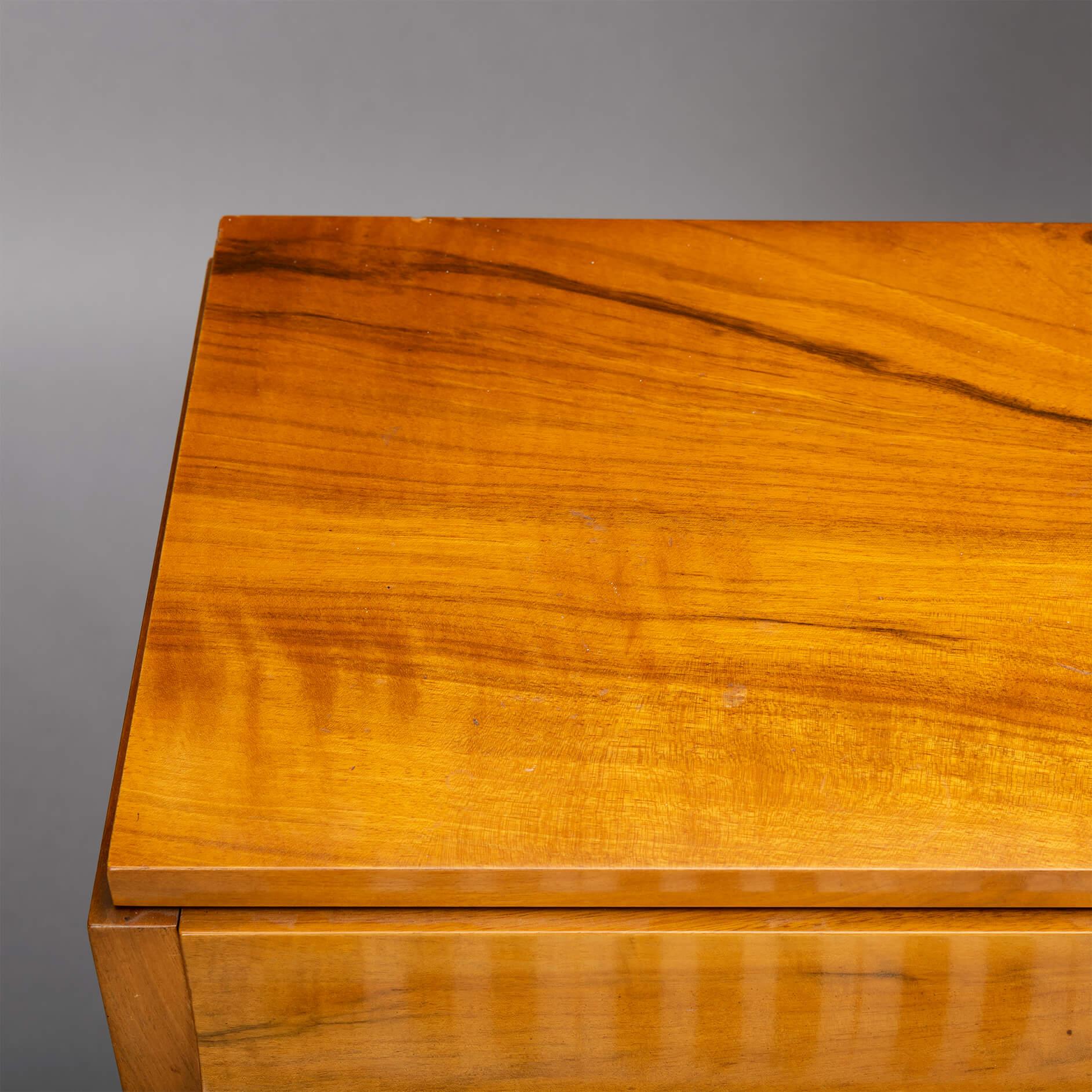 Danish Design Midcentury Pianette by Louis Zwicki in Walnut, 1950s 5