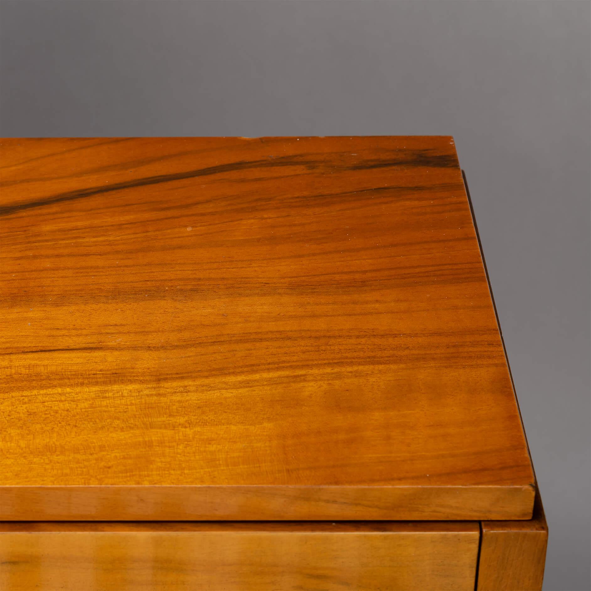 Danish Design Midcentury Pianette by Louis Zwicki in Walnut, 1950s 10