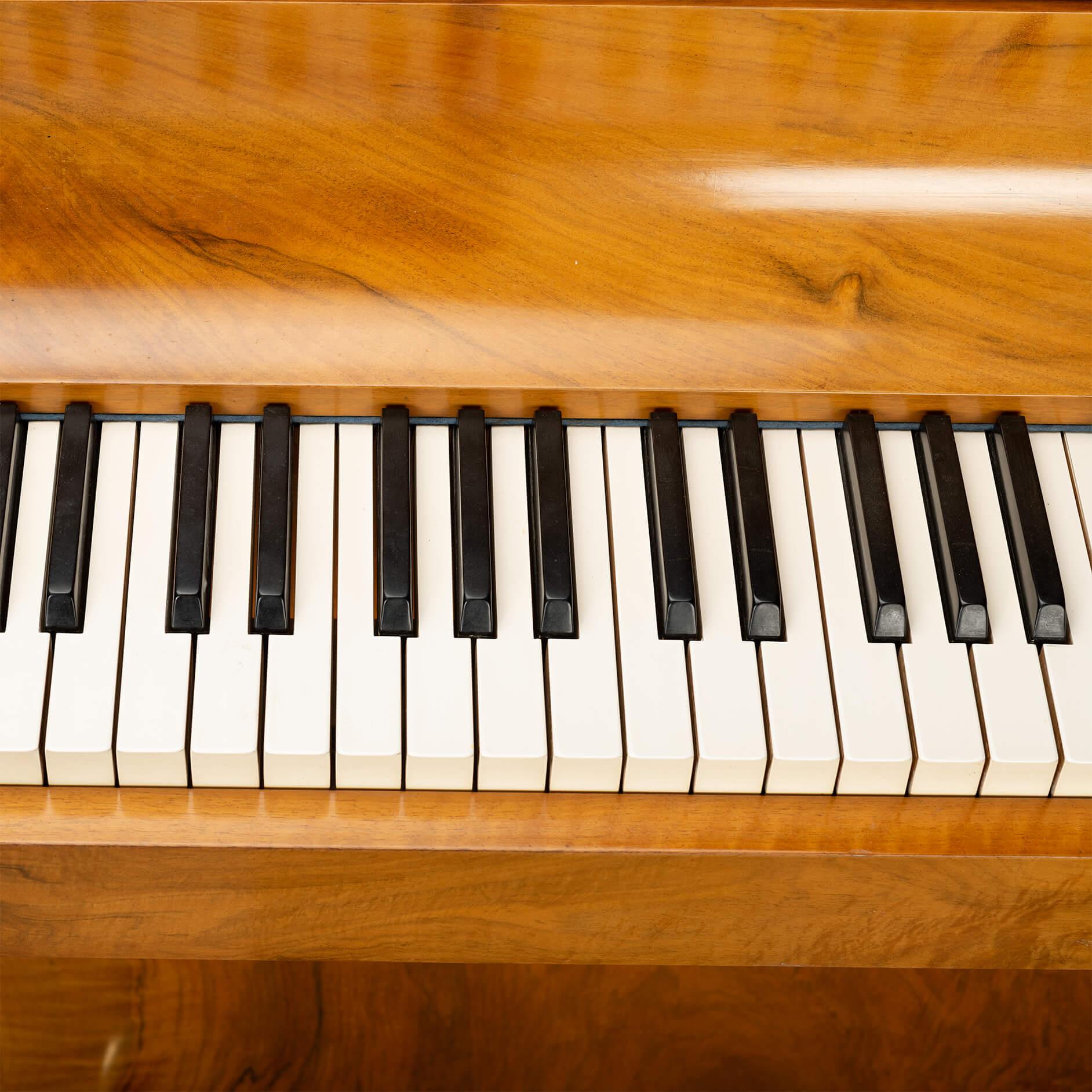 Danish Design Midcentury Pianette by Louis Zwicki in Walnut, 1950s 13