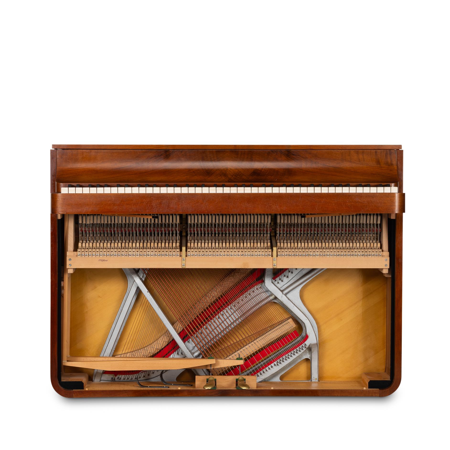 Mid-Century Modern Danish Design Midcentury Rosewood Pianette by Louis Zwicki, 1950s