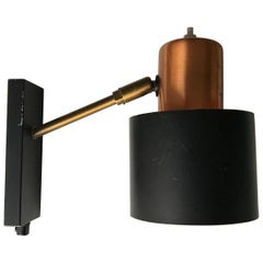 Danish Design Midcentury Wall Light by Jo Hammerborg