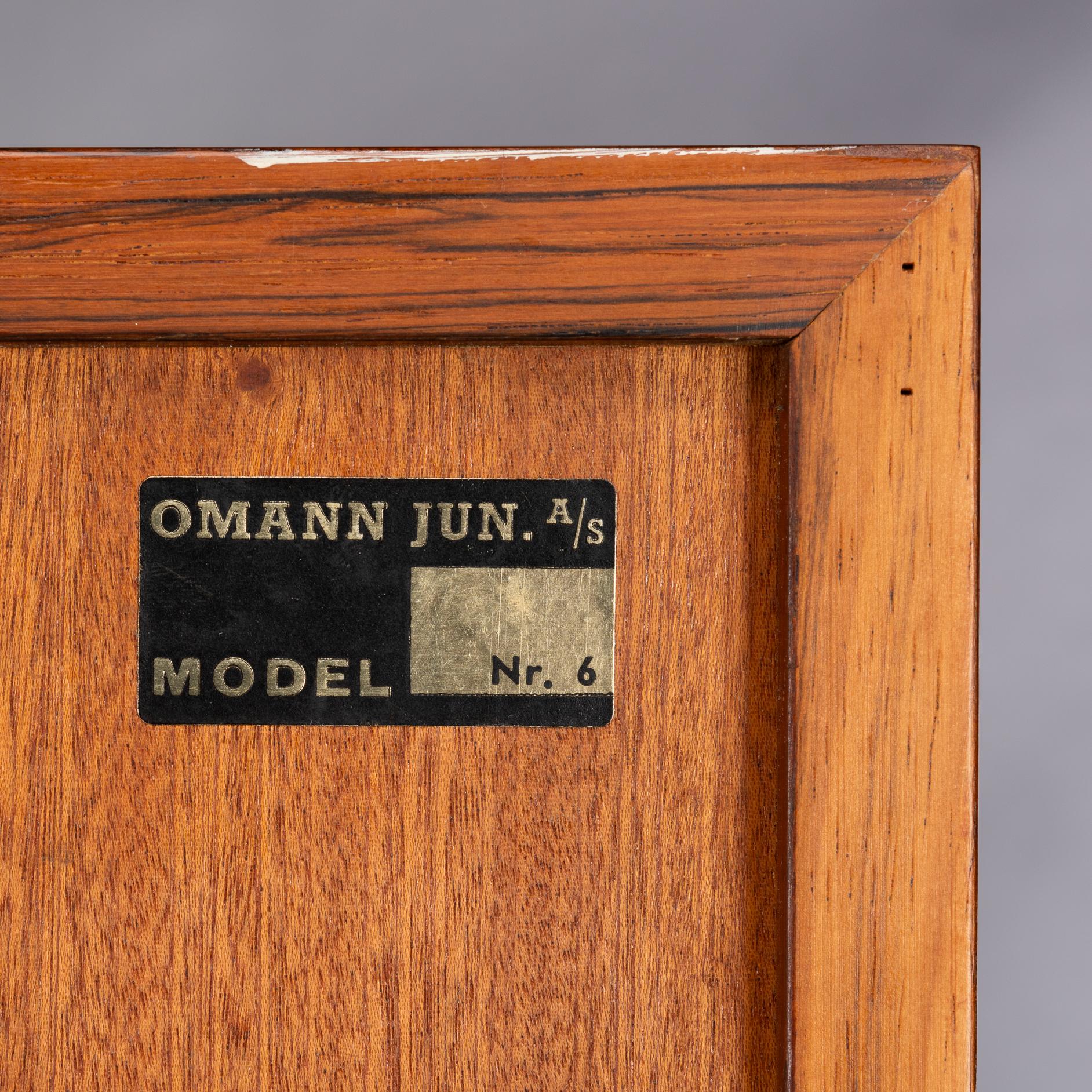Danish Design Model 6 Rosewood Bookcase by Gunni Omann for Omann Jun, 1960s 4