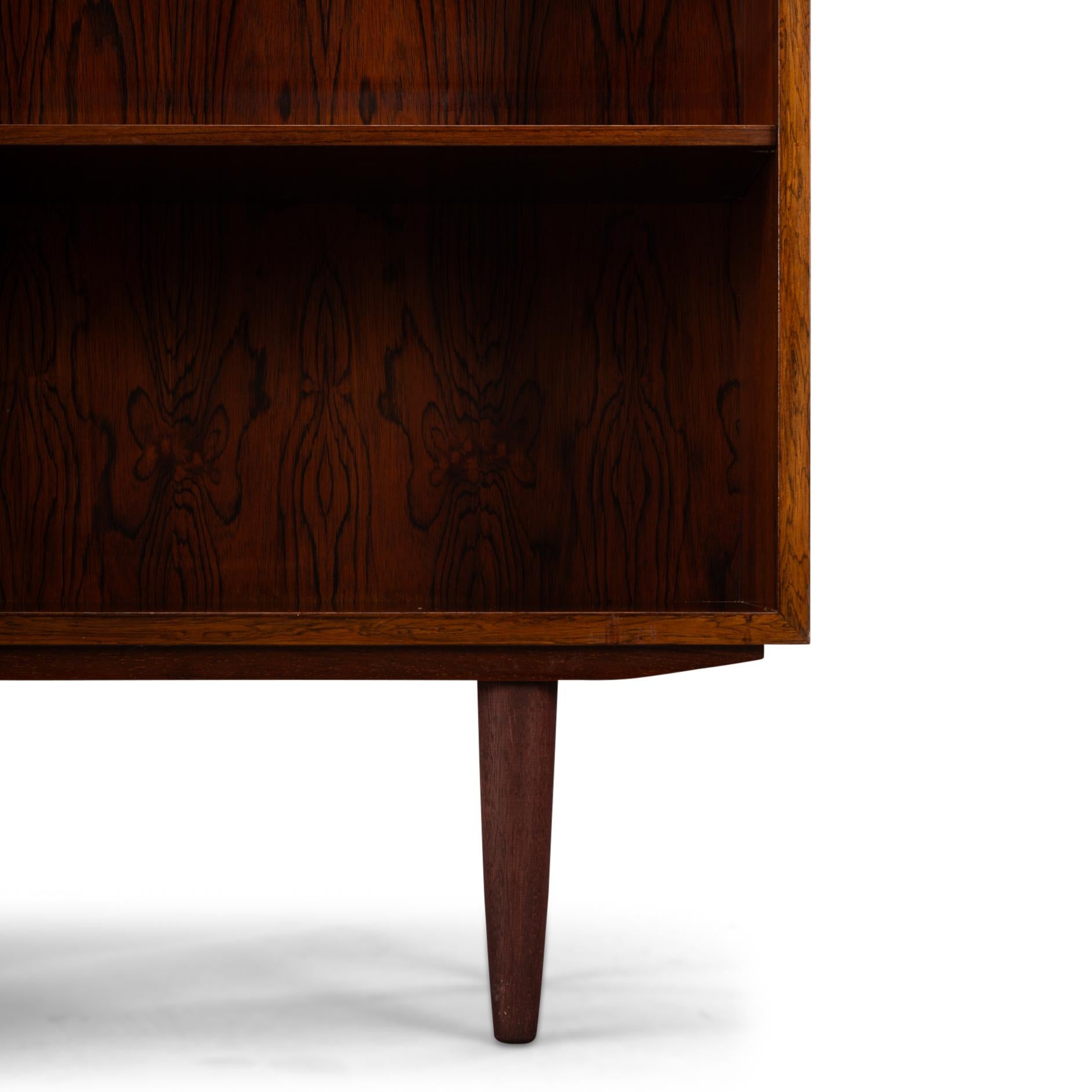 Veneer Danish Design Model 6 Rosewood Bookcase by Gunni Omann for Omann Jun, 1960s For Sale