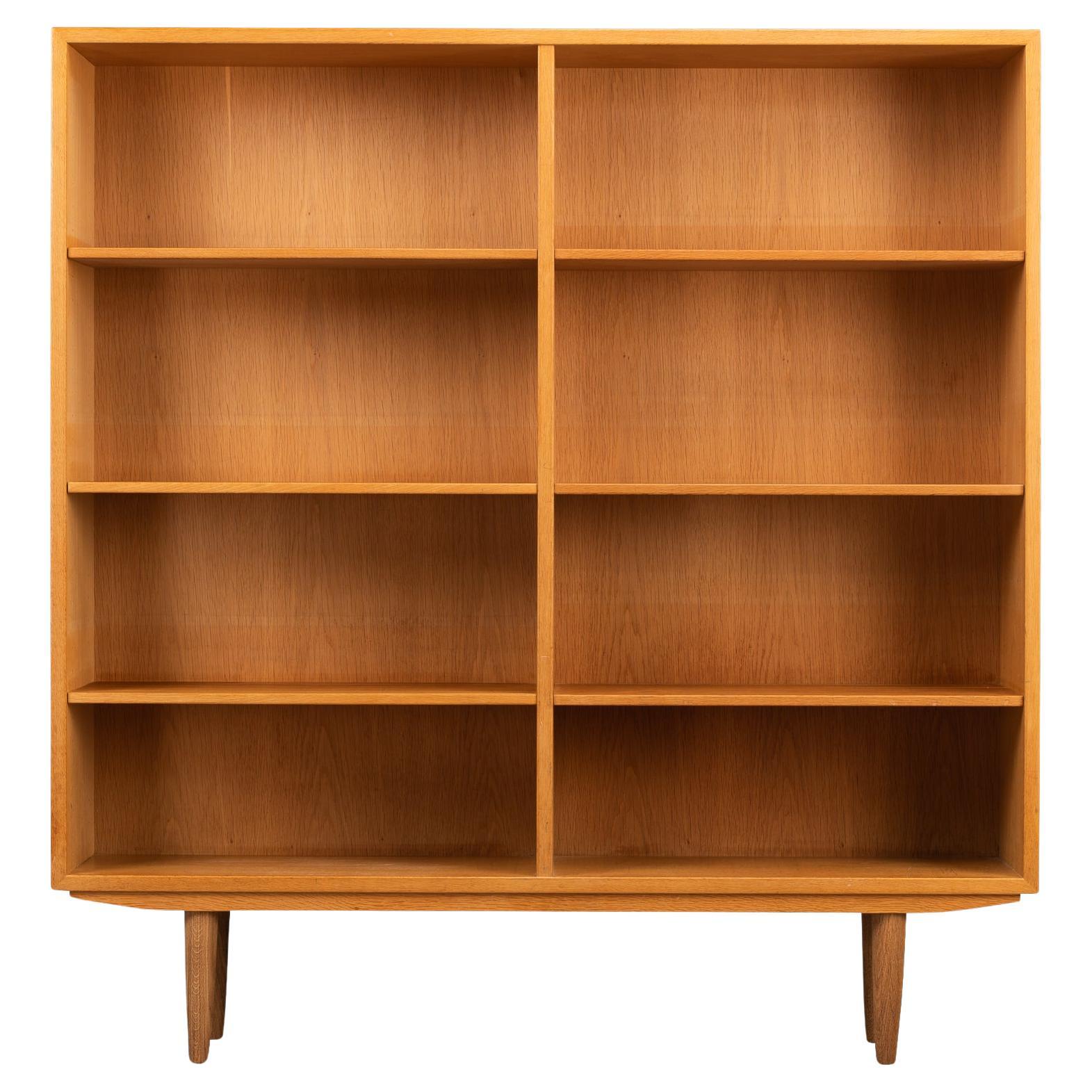 Danish Design Oak Bookcase by Borge Mogensen for Karl Andersson & Soner, 1960s For Sale