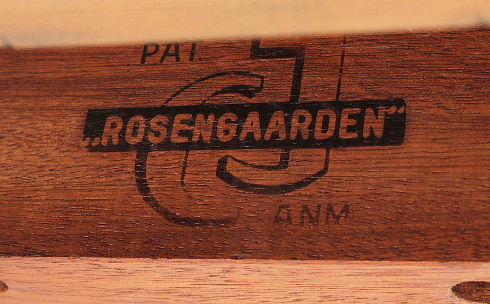 Danish Design Palisander C.J. Rosengaarden & Johannes Andersen Chairs Dining Set 11
