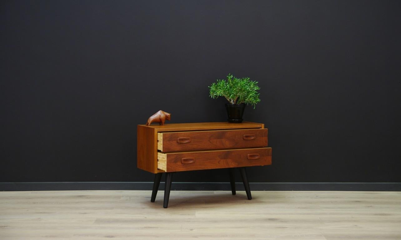 Danish Design Retro Chest of Drawers 1960-1970 Teak im Zustand „Gut“ in Szczecin, Zachodniopomorskie