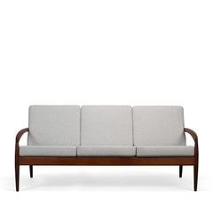 Danish Design Reupholstered Paper Knife Sofa Model 121 by Kai Kristiansen, 1960s