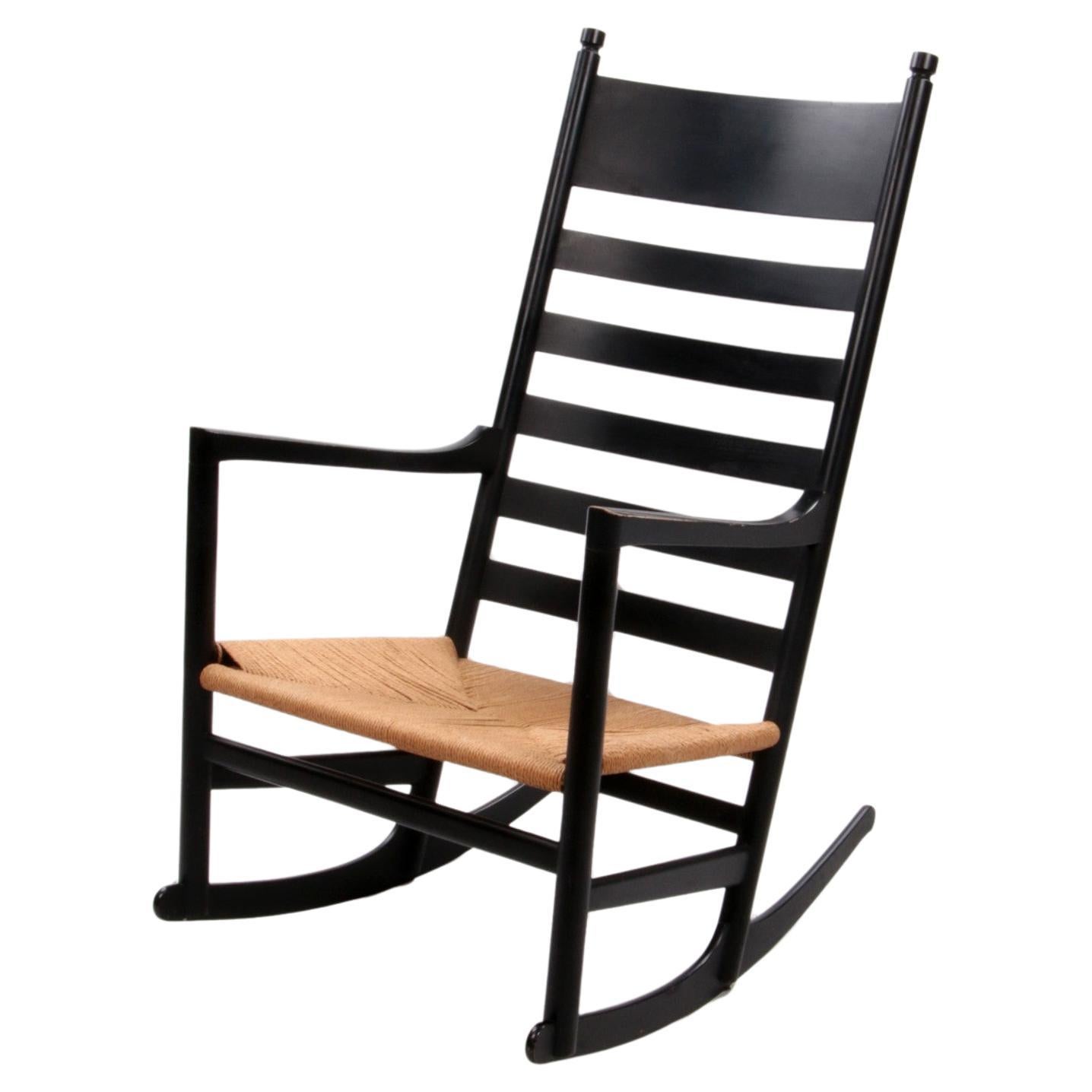 Danish Design Rocking Chair Design by Hans.J.Wegner Model Ch45 For Sale