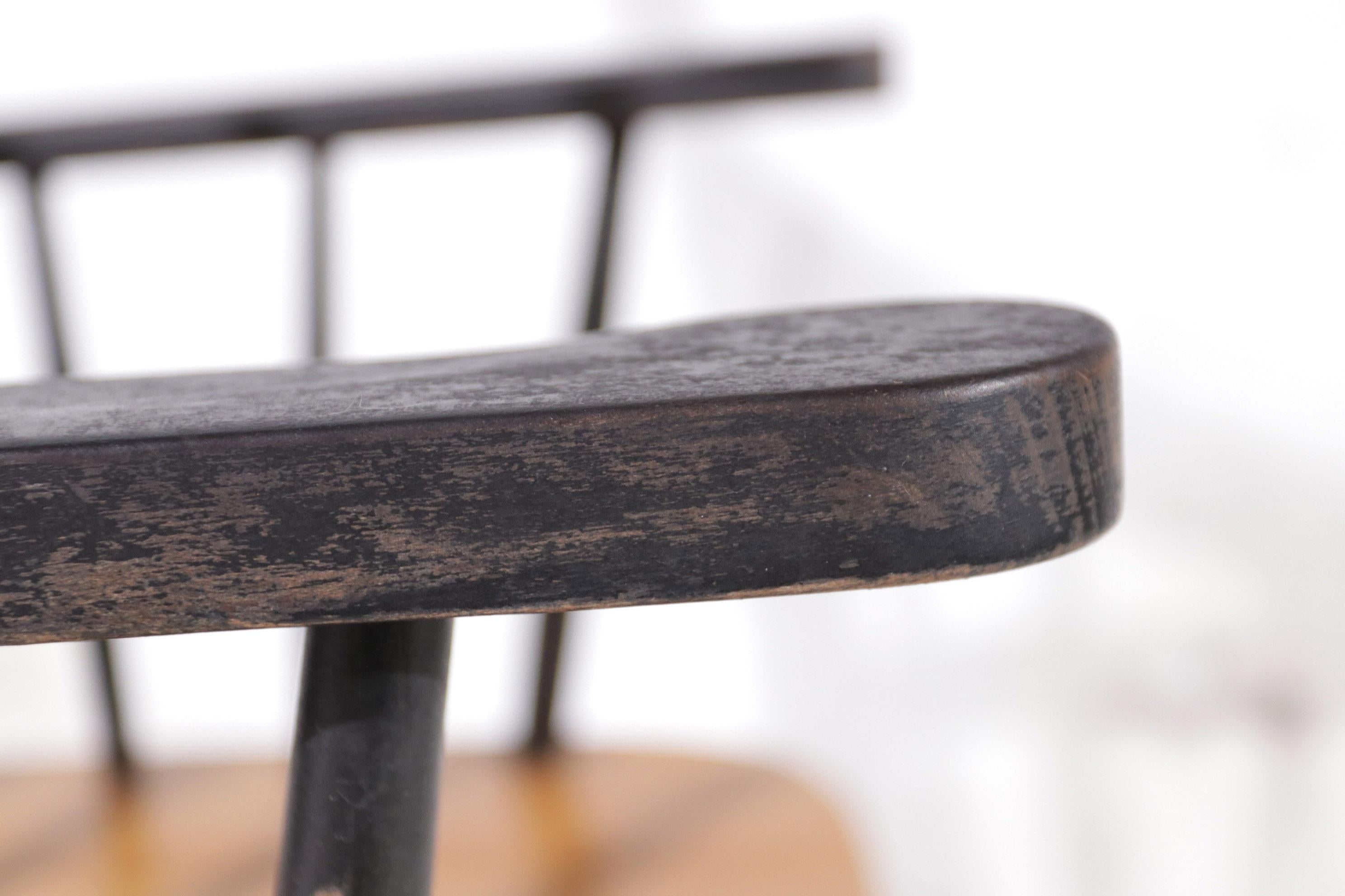 Sedia a dondolo di design danese Ilmari Tapiovaara Modello Fanett Scandinavo, anni '60 in vendita 3