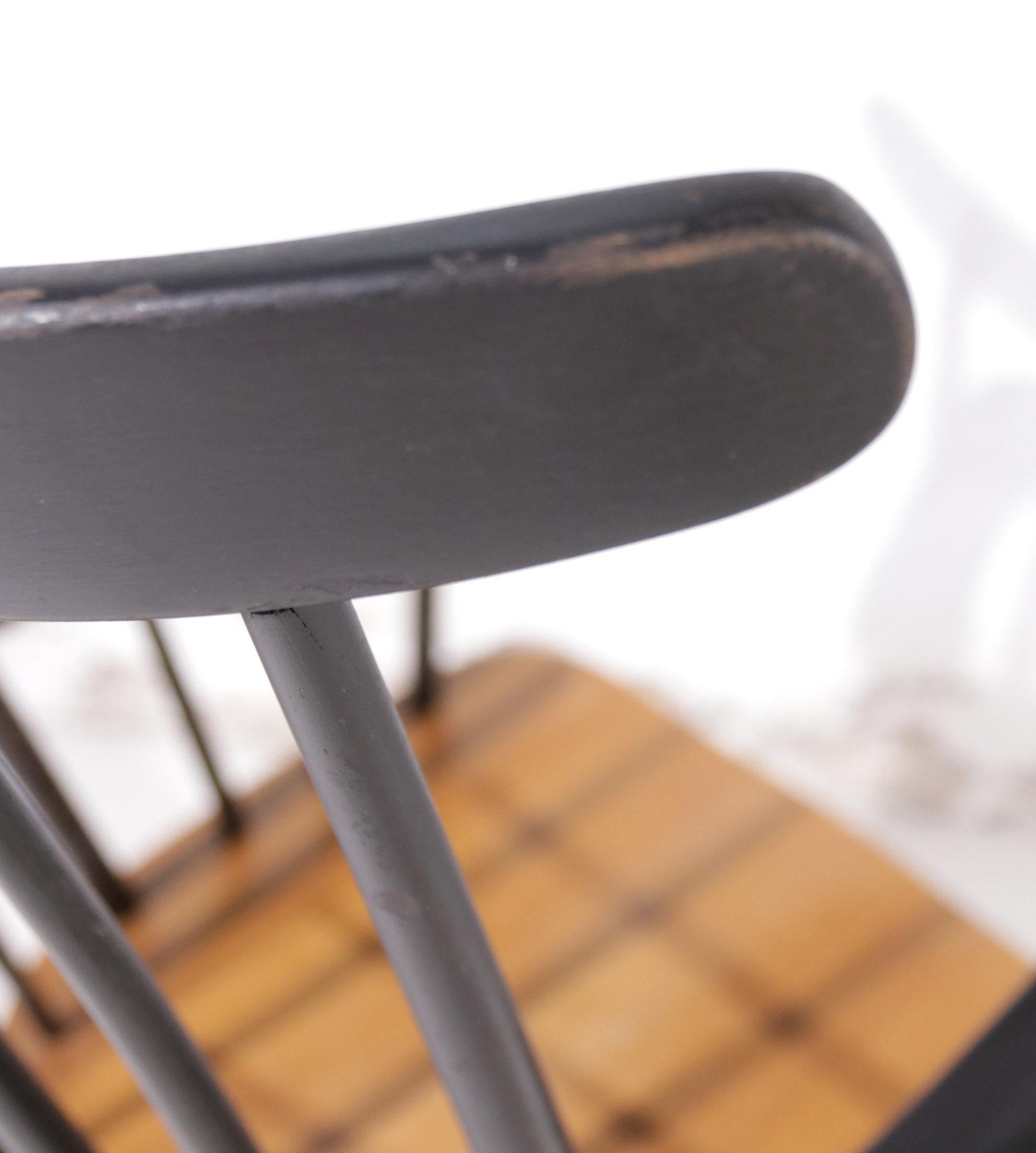 Danish Design Rocking Chair Ilmari Tapiovaara Model Fanett Scandinavian, 1960s For Sale 5