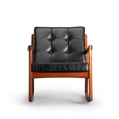 Danish Design Rocking Senator Chair by Ole Wanscher for France & Søn, 1950's