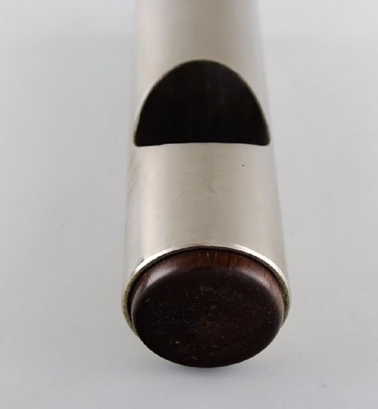 Danish Design, Rosewood and Stainless Steel Nut Cracker, 1960s-1970s 1