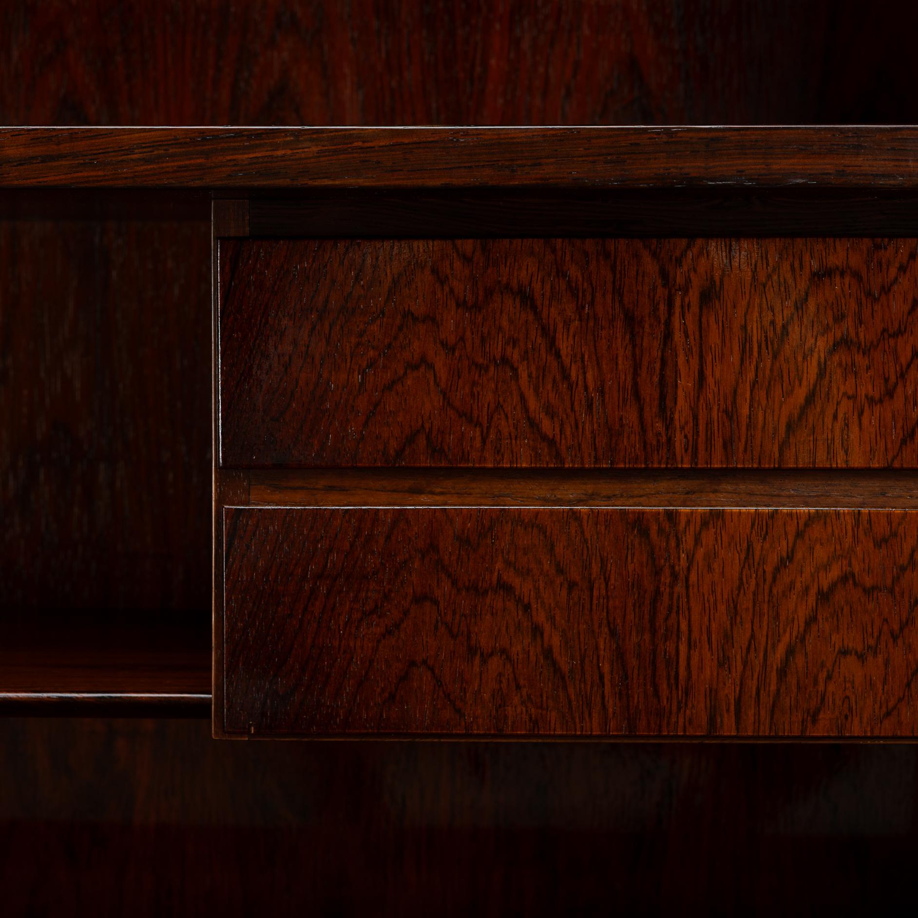 Palissandro Libreria in palissandro di design danese Model 5 di Omann Jun Mobelfabrik, anni '60 in vendita