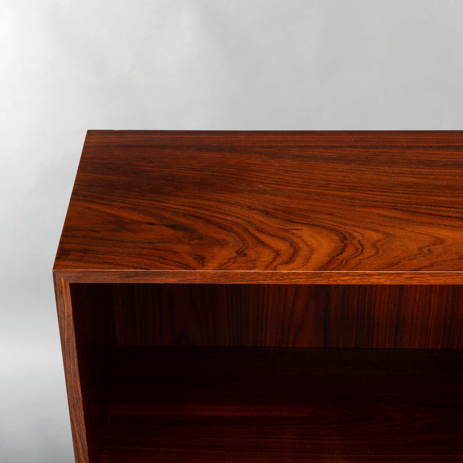 Danish Design Rosewood Bookcase with LP rack, 1960s 3