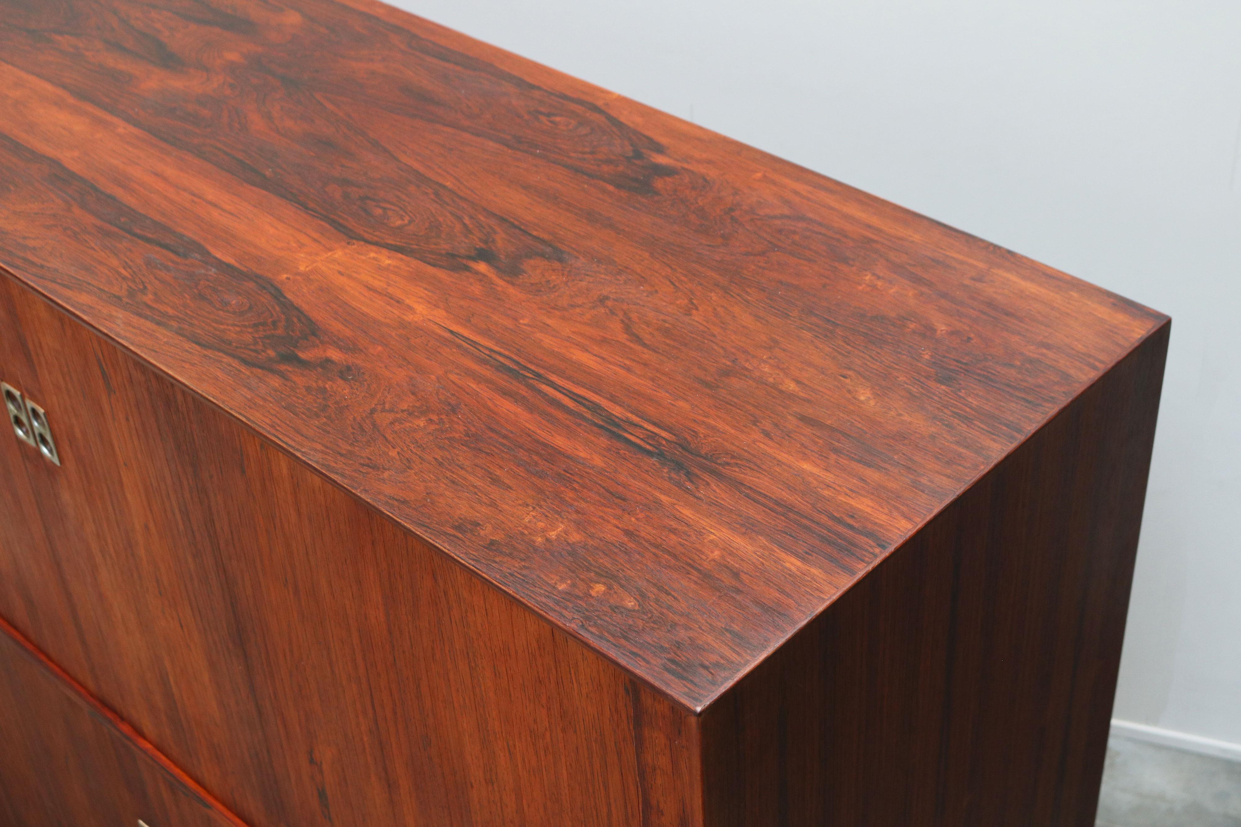 Credenza di design danese in palissandro di Arne Vodder per Sibast 1958 Danimarca Palissandro in vendita 3