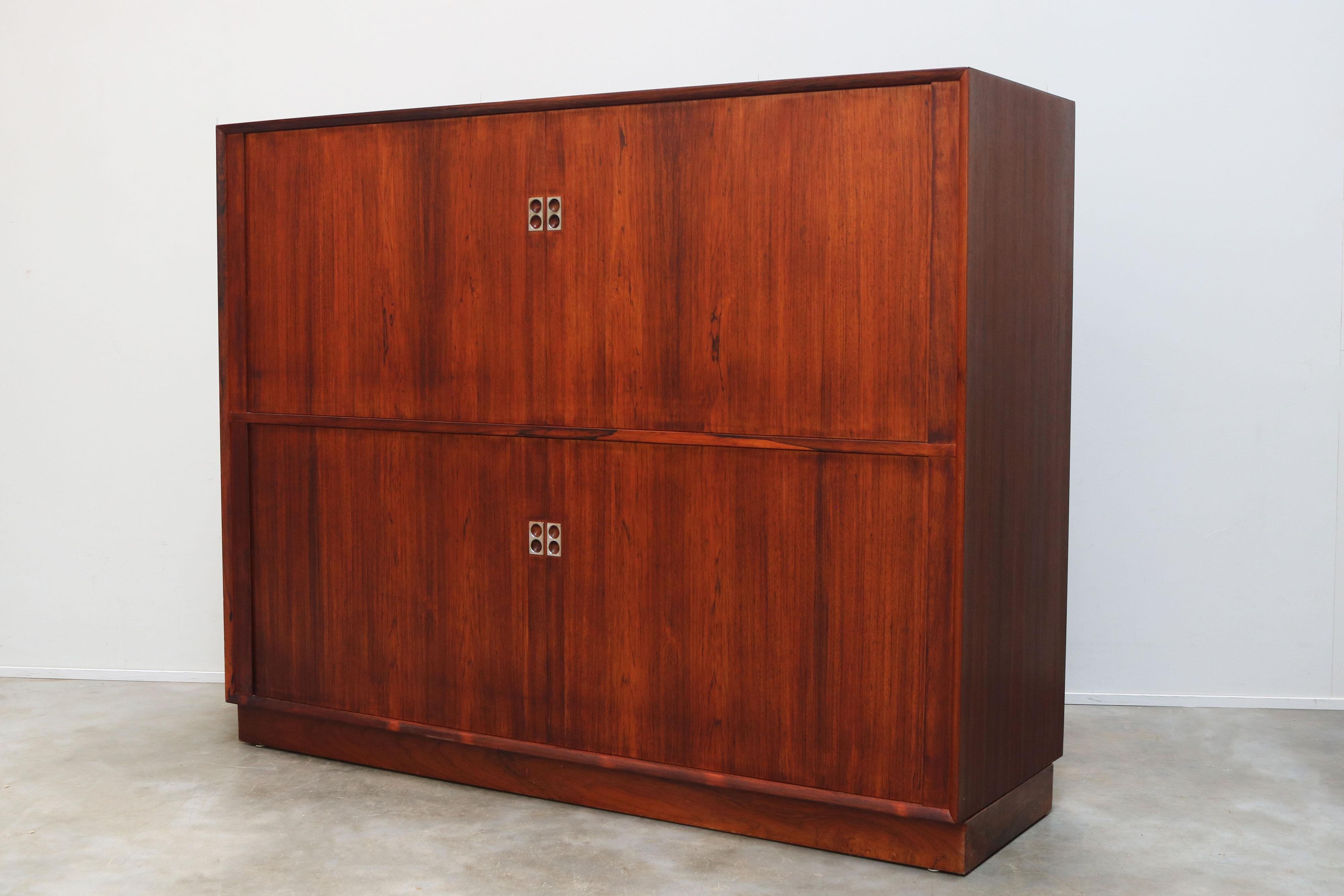 Credenza di design danese in palissandro di Arne Vodder per Sibast 1958 Danimarca Palissandro in vendita 5
