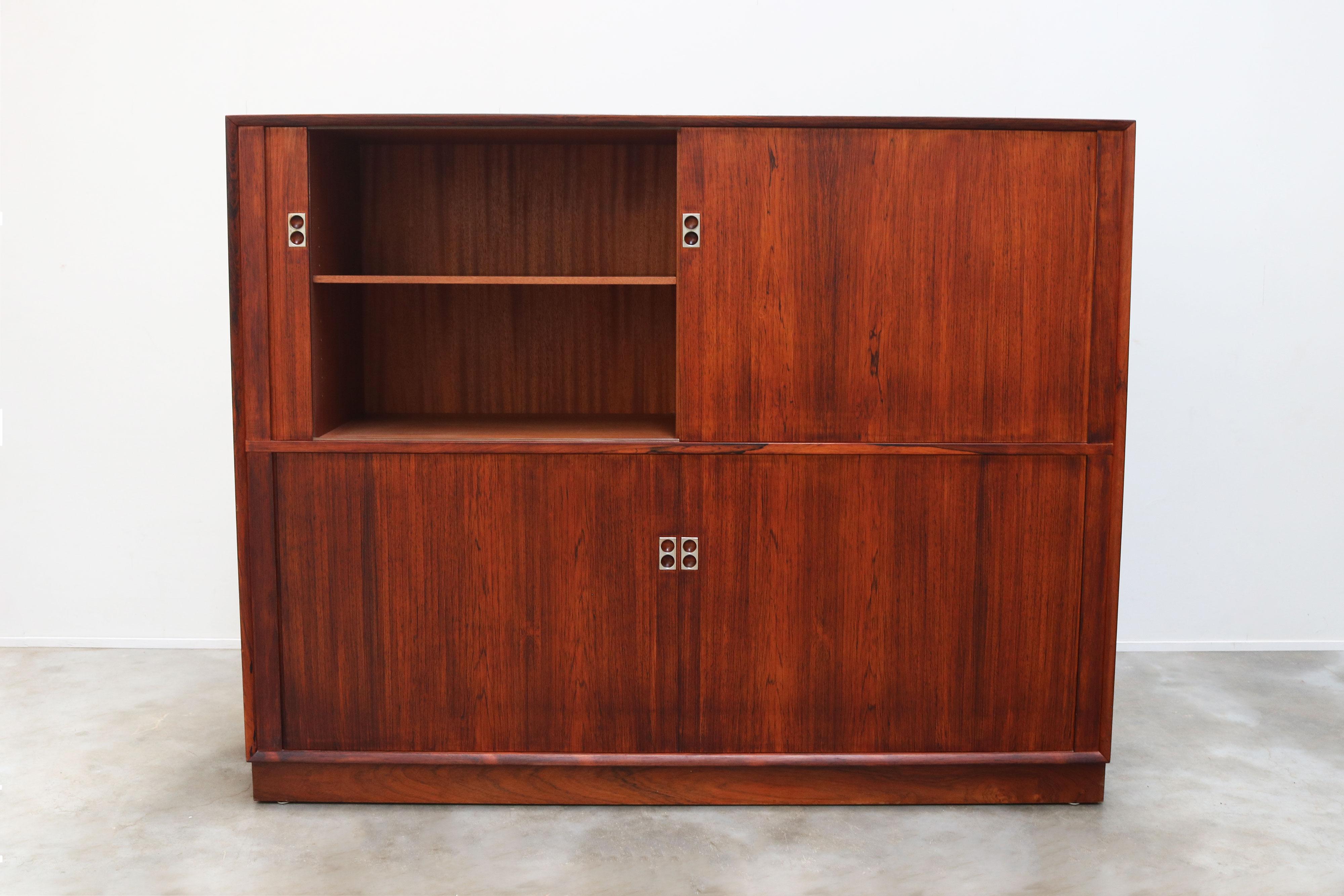 Mid-Century moderno Credenza di design danese in palissandro di Arne Vodder per Sibast 1958 Danimarca Palissandro in vendita