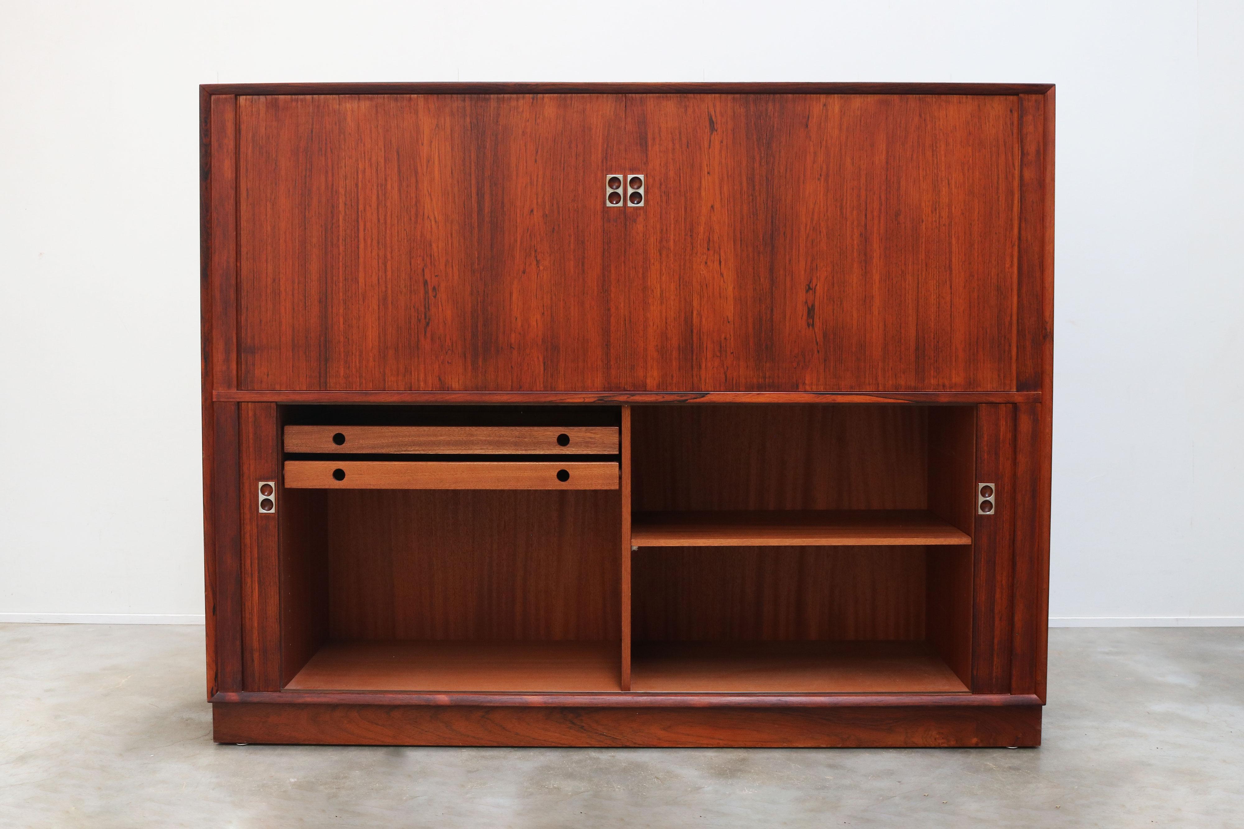 Fatto a mano Credenza di design danese in palissandro di Arne Vodder per Sibast 1958 Danimarca Palissandro in vendita