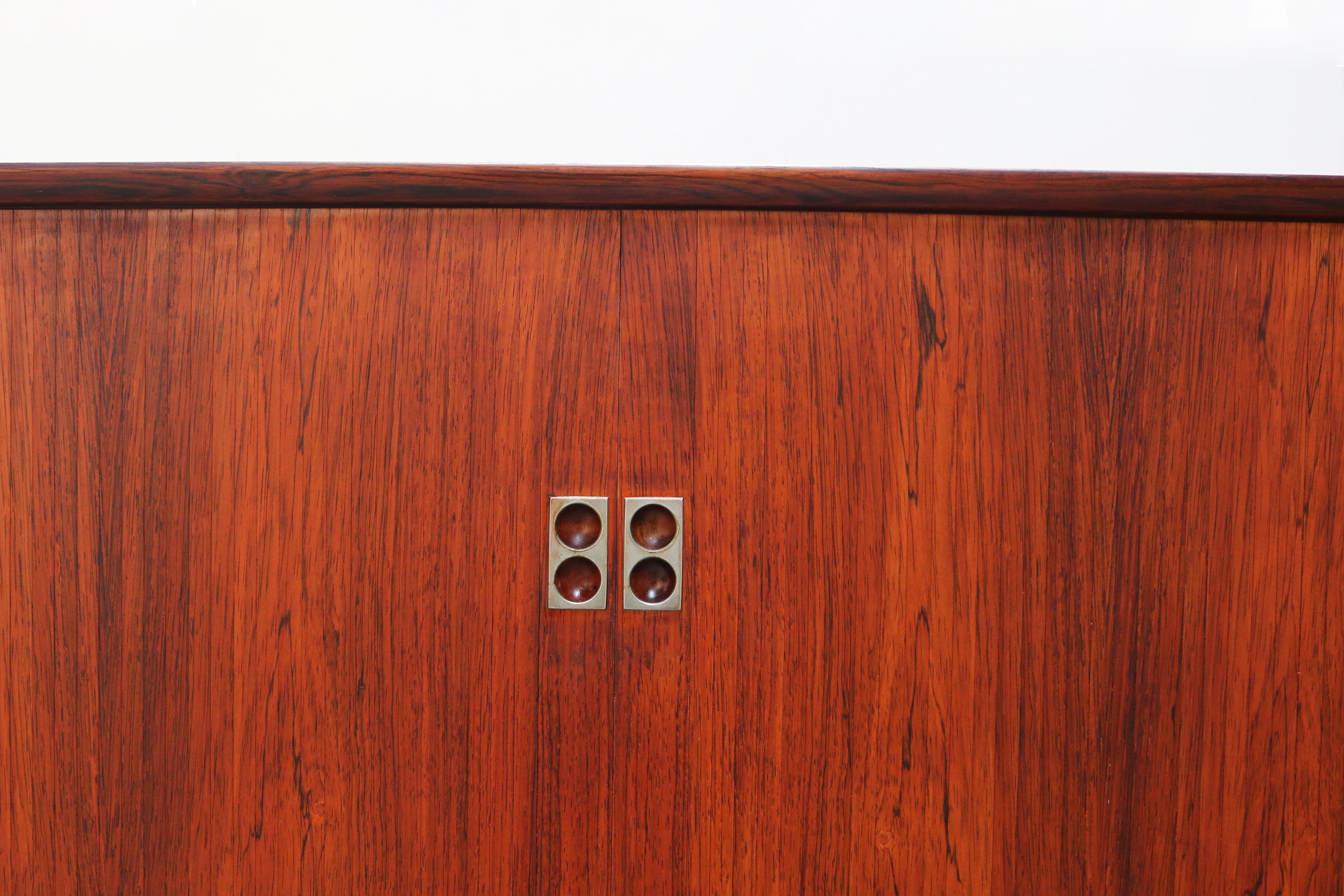 Credenza di design danese in palissandro di Arne Vodder per Sibast 1958 Danimarca Palissandro in vendita 1