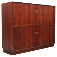 Buffet en bois de rose design danois par Arne Vodder pour Sibast 1958 Danemark Bois de rose